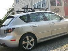 With stock wheels