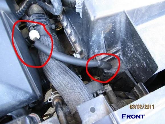 Stock Vaccuum Line that needs to be plugged if going aftermarket SRI or CAI