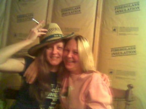 Mom &amp; Daughter #1's Mom-in-Law model John Deere Hat at Outbuilding Jam Session