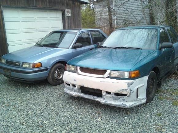 just a pic of the 2 side by side, shows a before and after