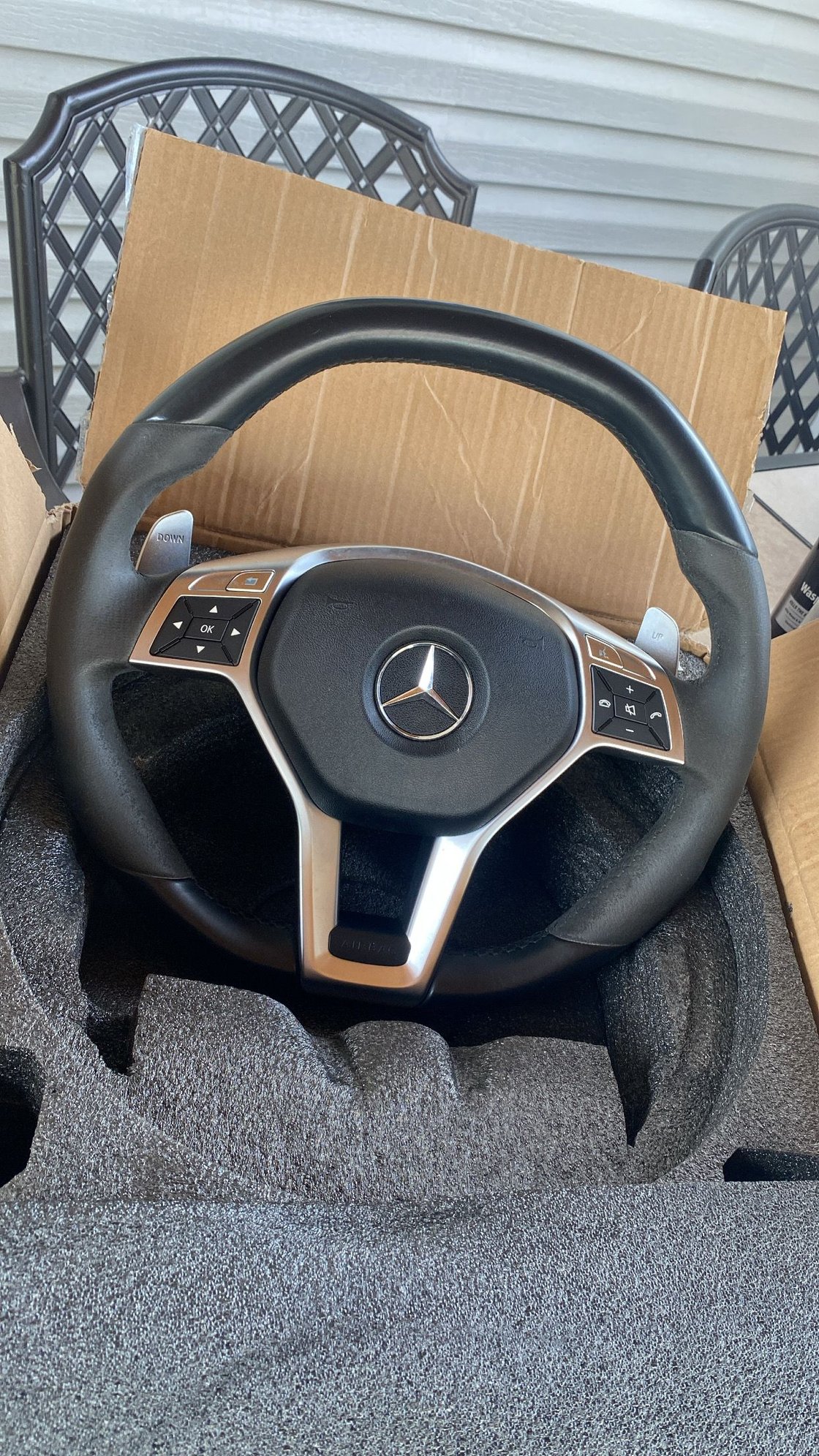 Steering/Suspension - Amg alcantara oem performance package steering wheel - Used - All Years Mercedes-Benz All Models - New York, NY 11356, United States