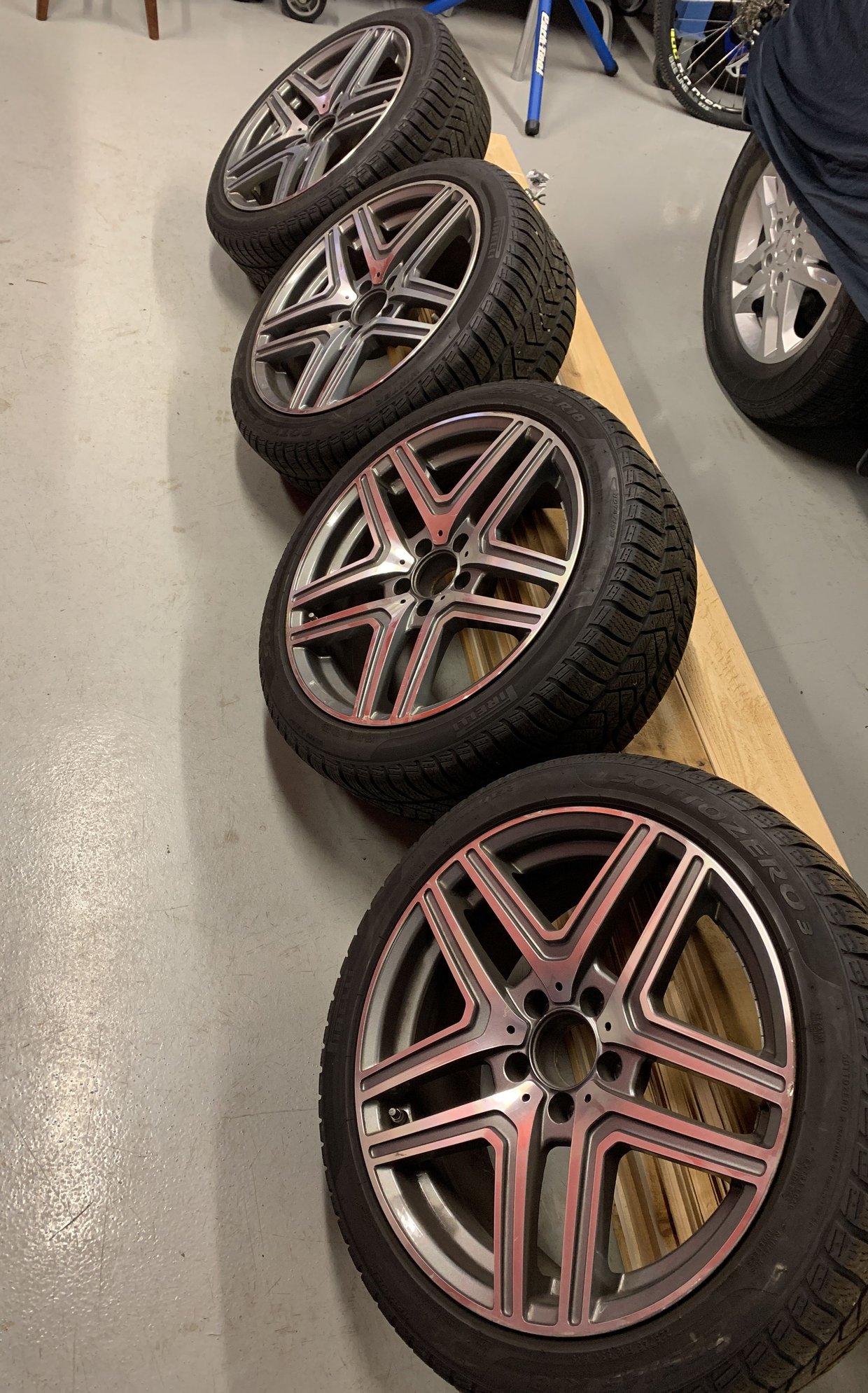 Wheels and Tires/Axles - C43 winter wheel package - Used - 2011 to 2019 Mercedes-Benz C-Class - Sewickley, PA 15143, United States