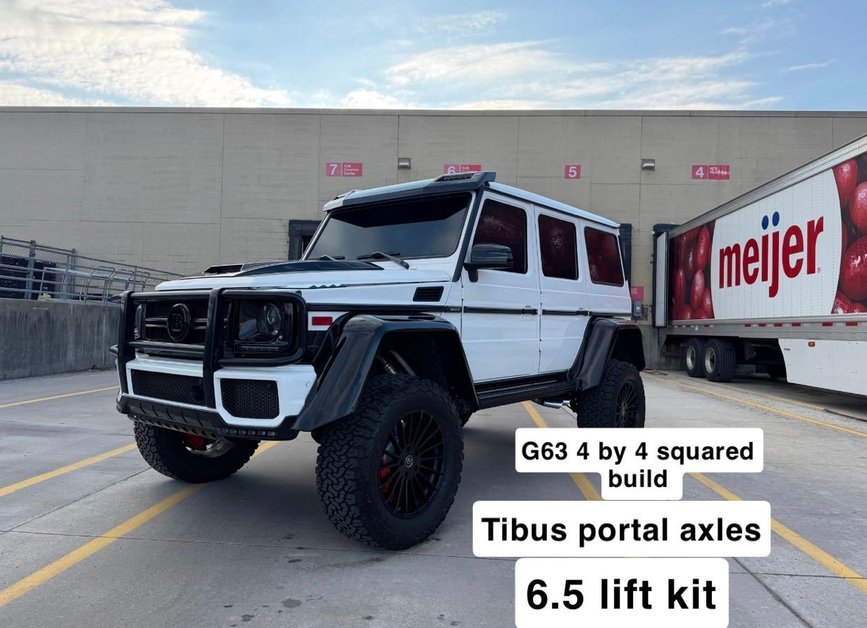 2016 Mercedes-Benz G63 AMG - 2016 Mercedes Benz G63 AMG 4 by 4 Squared Brabus parts Tibus portal axles - Used - VIN WDCYC7DF4GX252220 - 45,000 Miles - 8 cyl - White - Rochester Hills, MI 48307, United States