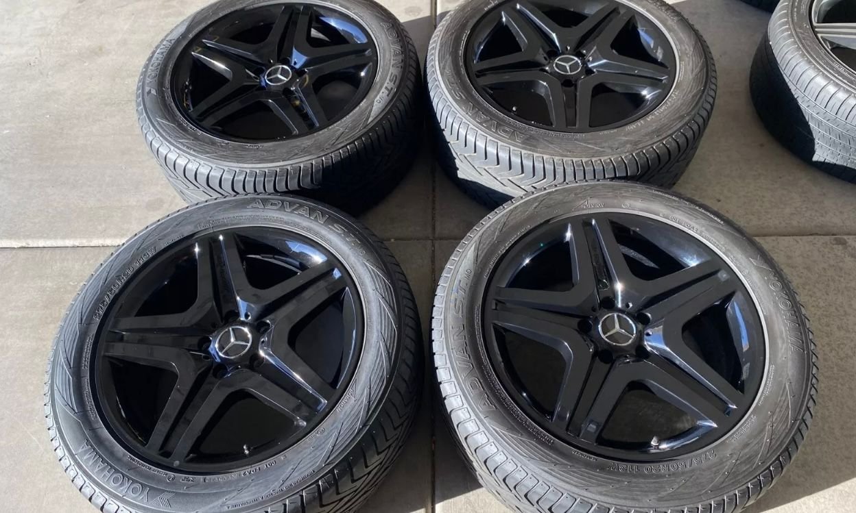 Wheels and Tires/Axles - Genuine 20" Mercedes G-Class G63 G65 W463 Wheels Staggered 20x9.5 w TPMS OE Tire - Used - 2002 to 2018 Mercedes-Benz G-Class - Scottsdale, AZ 85255, United States