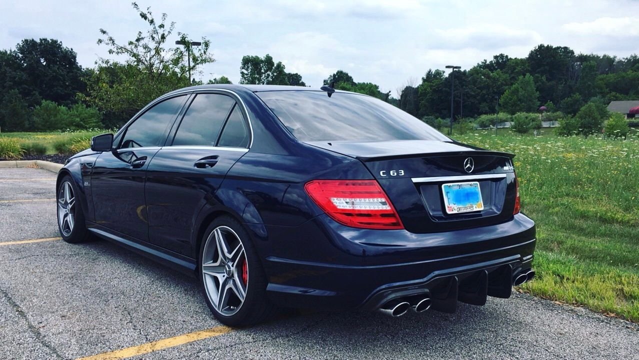 2013 Mercedes-Benz C63 AMG - Rare spec Lunar blue over Designo Sand, fully Xpel'd body - Used - VIN WDDGF7HB3DA833342 - 54,500 Miles - 8 cyl - 2WD - Automatic - Sedan - Blue - Cleveland, OH 44333, United States