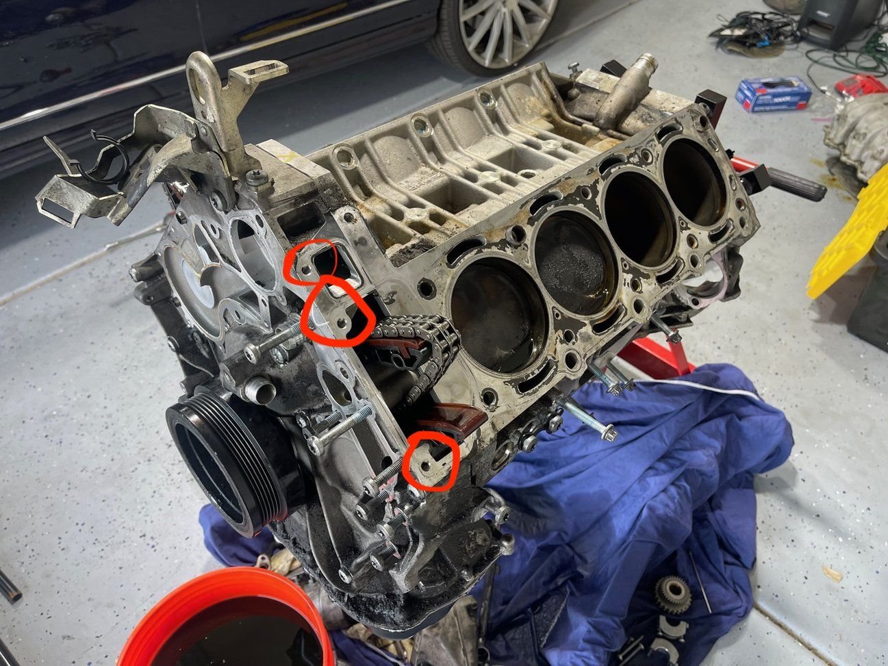 help with timing cover removal..and part Forums