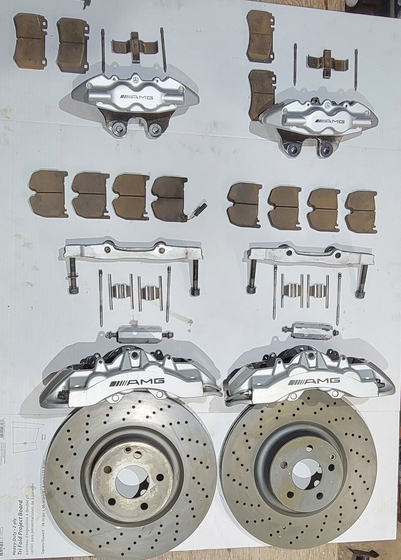 Brakes - S55 AMG Brembo full brake kit - Used - 2003 to 2007 Mercedes-Benz S55 AMG - San Jose, CA 95120, United States