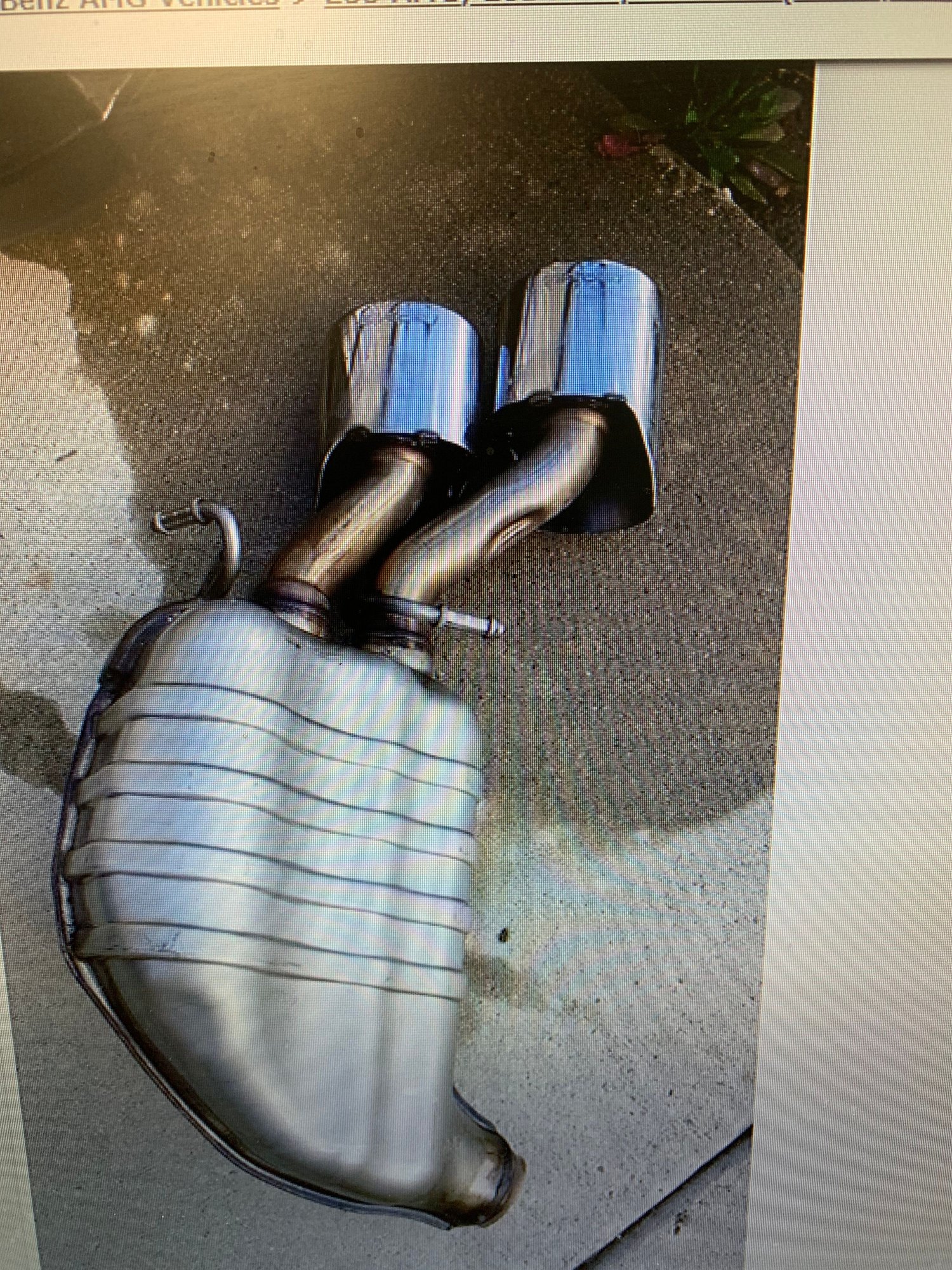 Engine - Exhaust - C63 mufflers!!! - Used - 2009 to 2010 Mercedes-Benz C63 AMG - Sacramento, CA 95682, United States