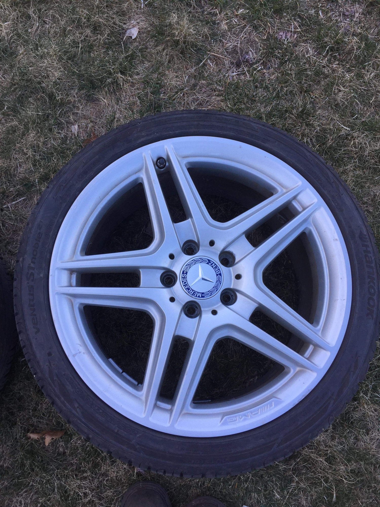 Wheels and Tires/Axles - 18" oem amg wheels and tires - Used - 2008 to 2012 Mercedes-Benz C300 - Barrington, NH 03825, United States