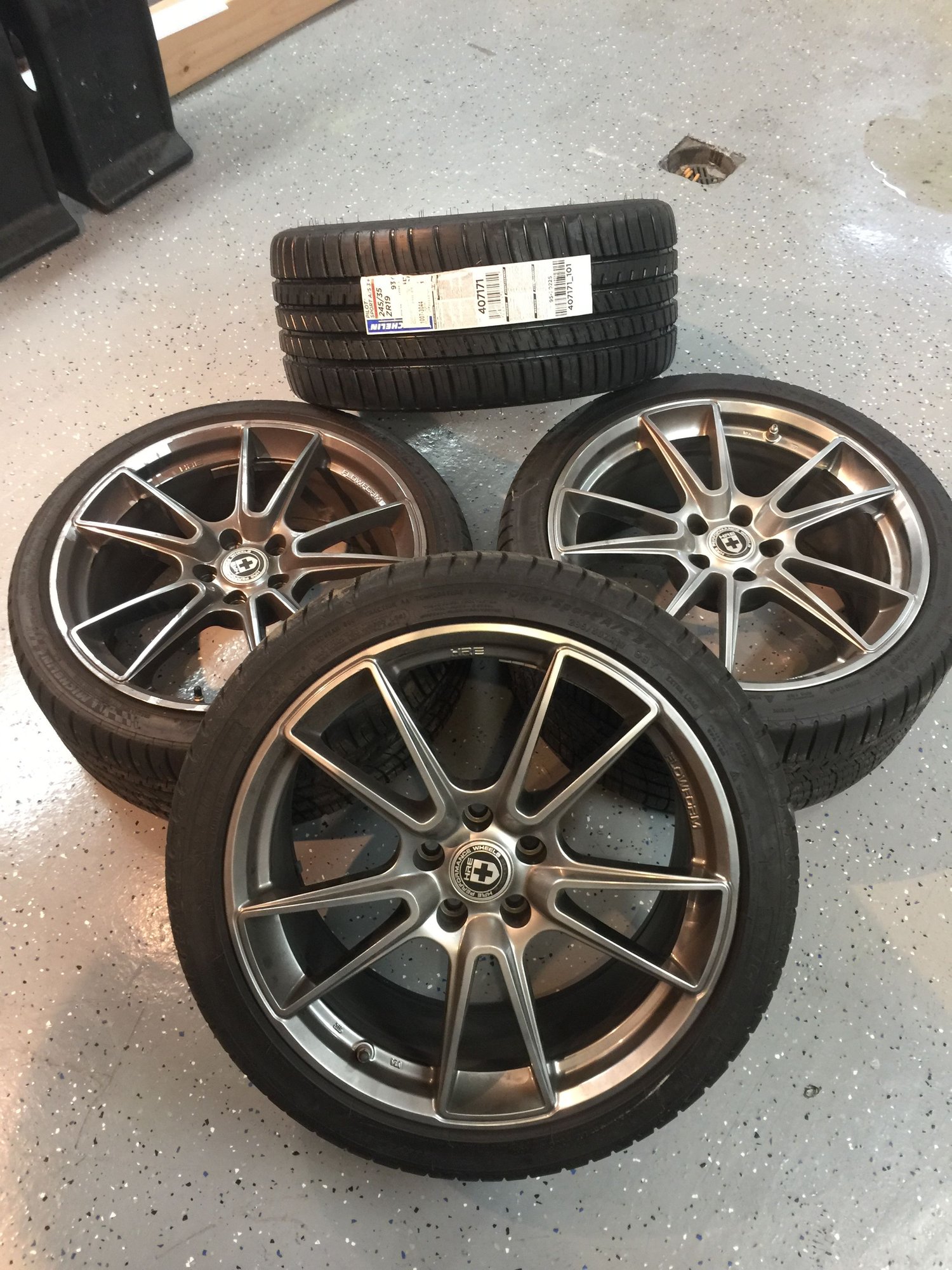 Wheels and Tires/Axles - HRE with NEW tires 19" for 2010-16 E-class or other - Used - 2010 to 2016 Mercedes-Benz E350 - 2010 to 2016 Mercedes-Benz All Models - Fairview, NJ 07022, United States