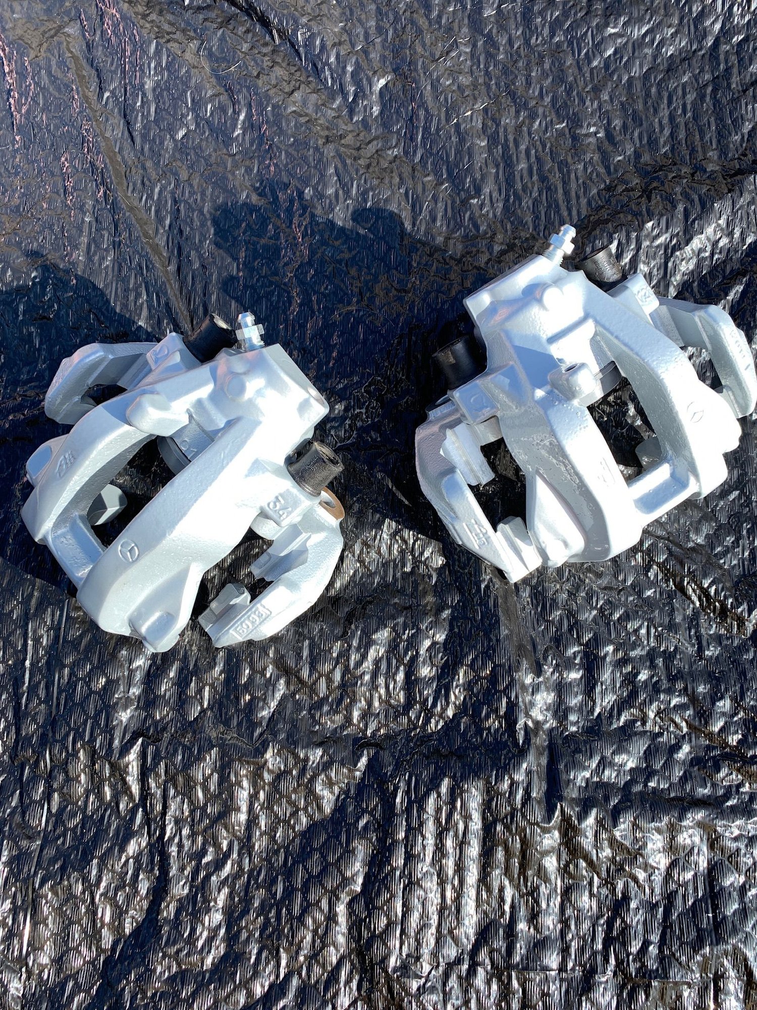 Brakes - W221 Chassis rear brake calipers power coated - Used - Sonoma, CA 95476, United States
