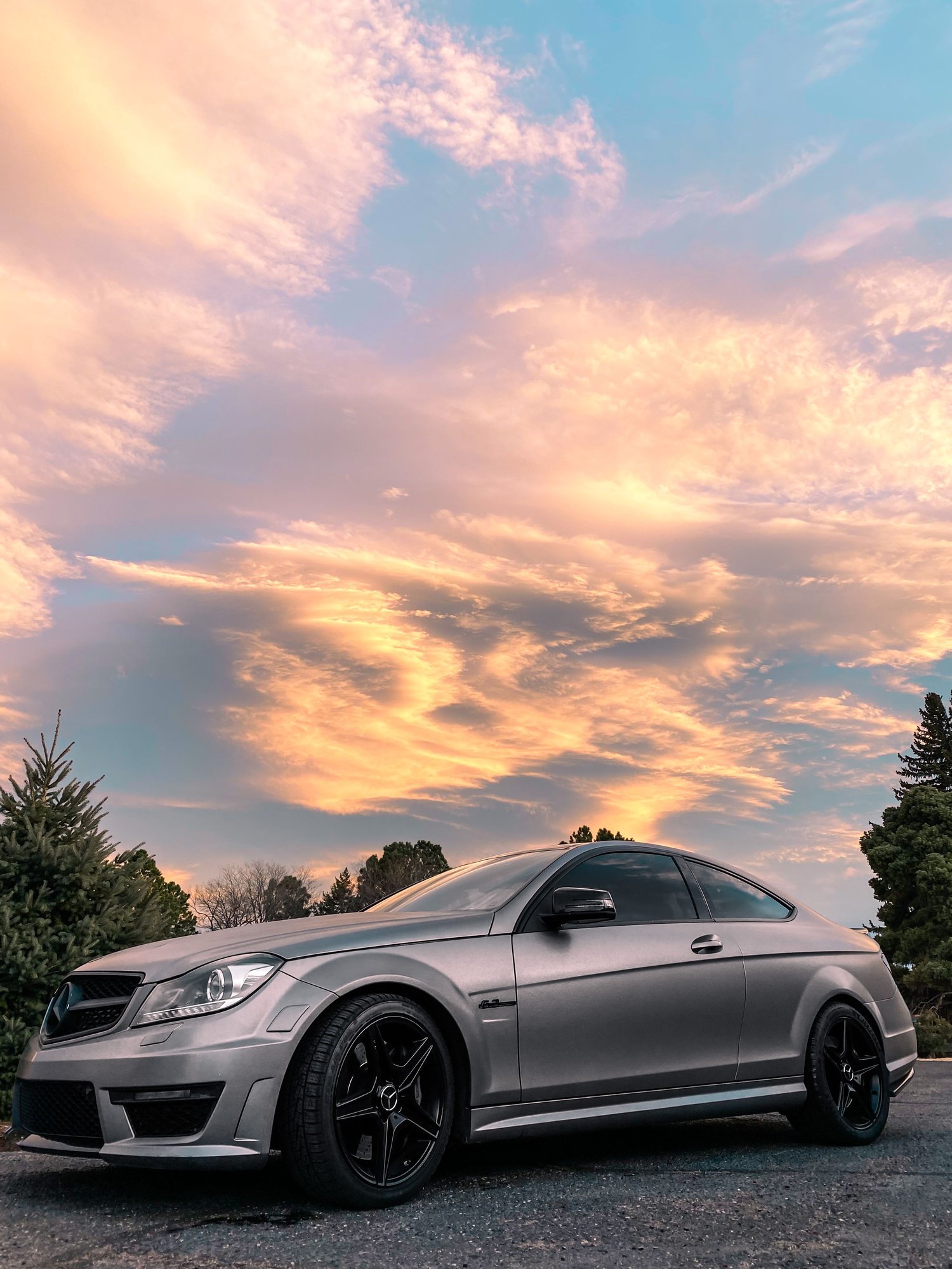 2013 Mercedes-Benz C63 AMG - 2013 C63 for sale - Used - VIN WDDGJ7HBXDG041765 - 60,000 Miles - 8 cyl - 2WD - Automatic - Coupe - Silver - Colorado Springs, CO 80904, United States