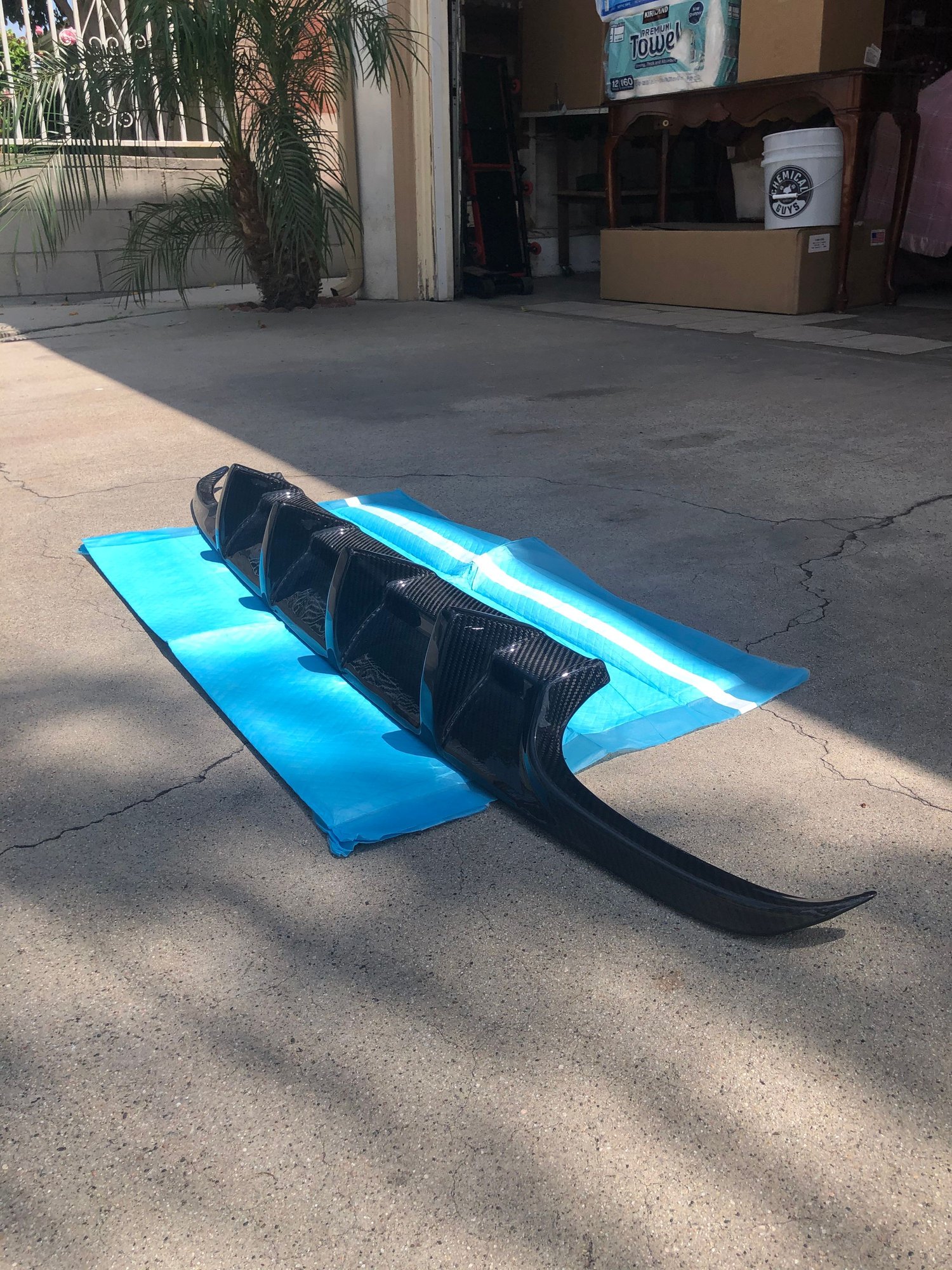 Exterior Body Parts - W211 E55/E63 4-Fin Carbon Fiber Rear Diffuser - New - 2006 to 2009 Mercedes-Benz E63 AMG - 2003 to 2006 Mercedes-Benz E55 AMG - Van Nuys, CA 91411, United States