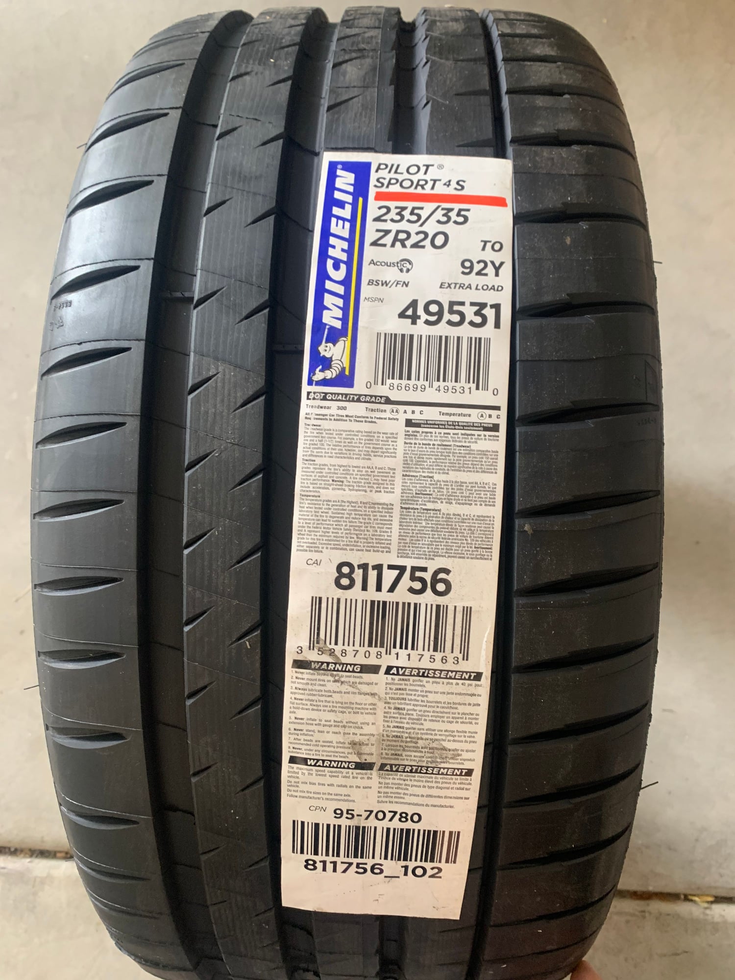 Wheels and Tires/Axles - Brand New Michelin PS4s 235/35/20 - New - 0  All Models - Daimond Bar, CA 91765, United States