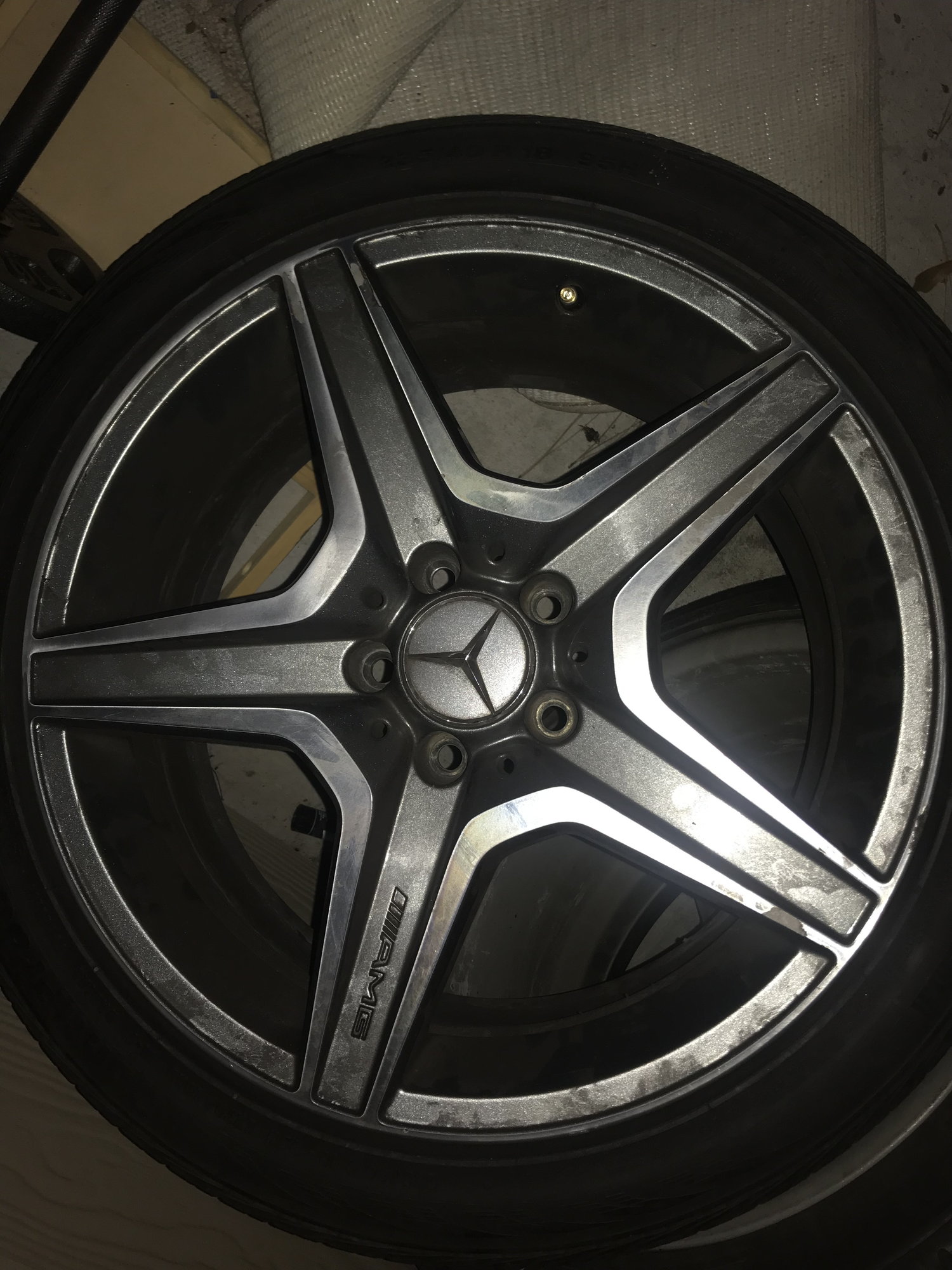 Wheels and Tires/Axles - 3 original AMG rims/tires - Used - 2008 to 2014 Mercedes-Benz C63 AMG - Houston, TX 77040, United States