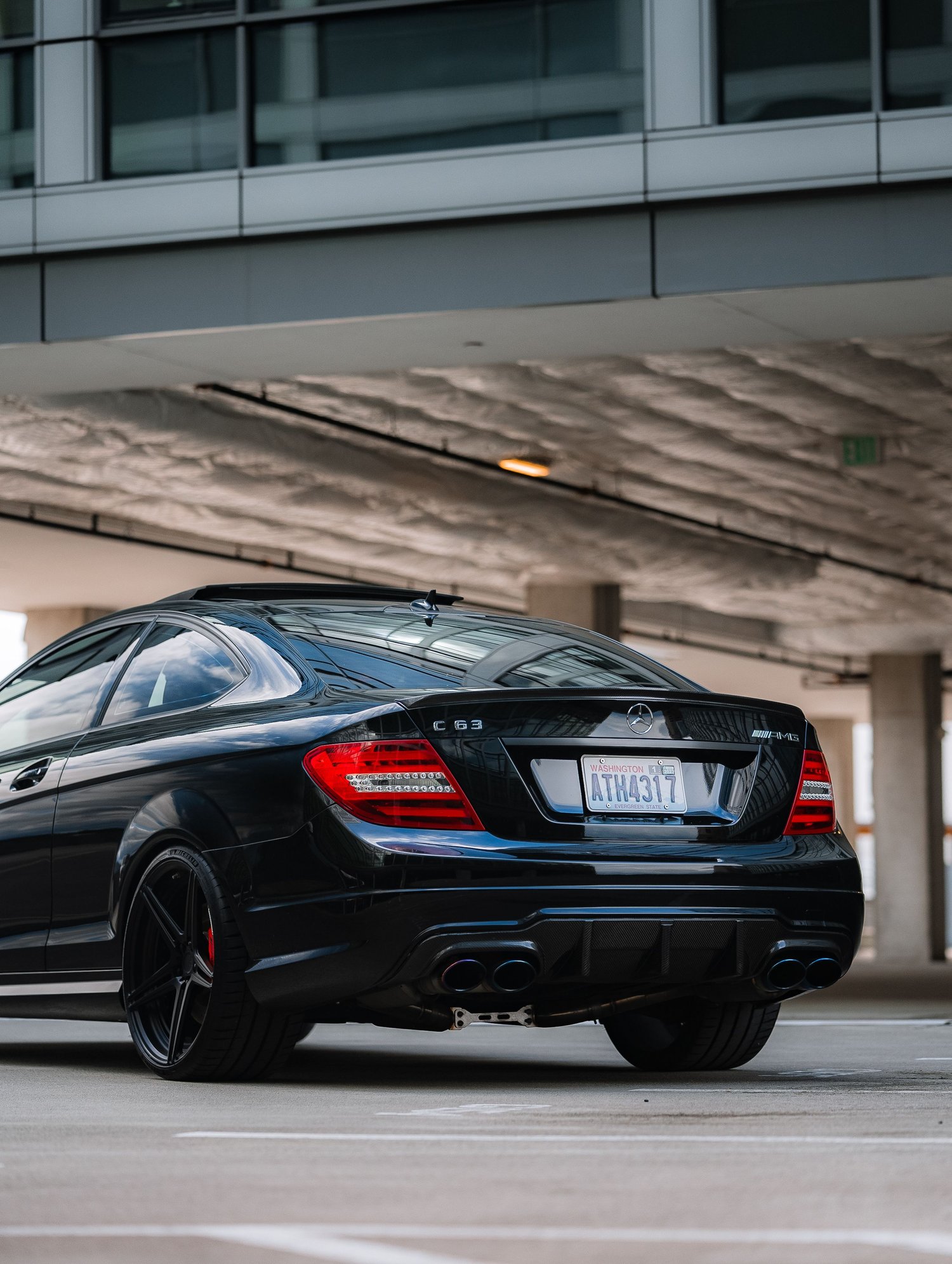 2012 Mercedes-Benz C63 AMG - 2012 Mercedes Benz C63 AMG P31 - New - VIN WDDGJ7HB0CF784357 - 43,000 Miles - 8 cyl - 2WD - Automatic - Coupe - Black - Seattle, WA 98101, United States