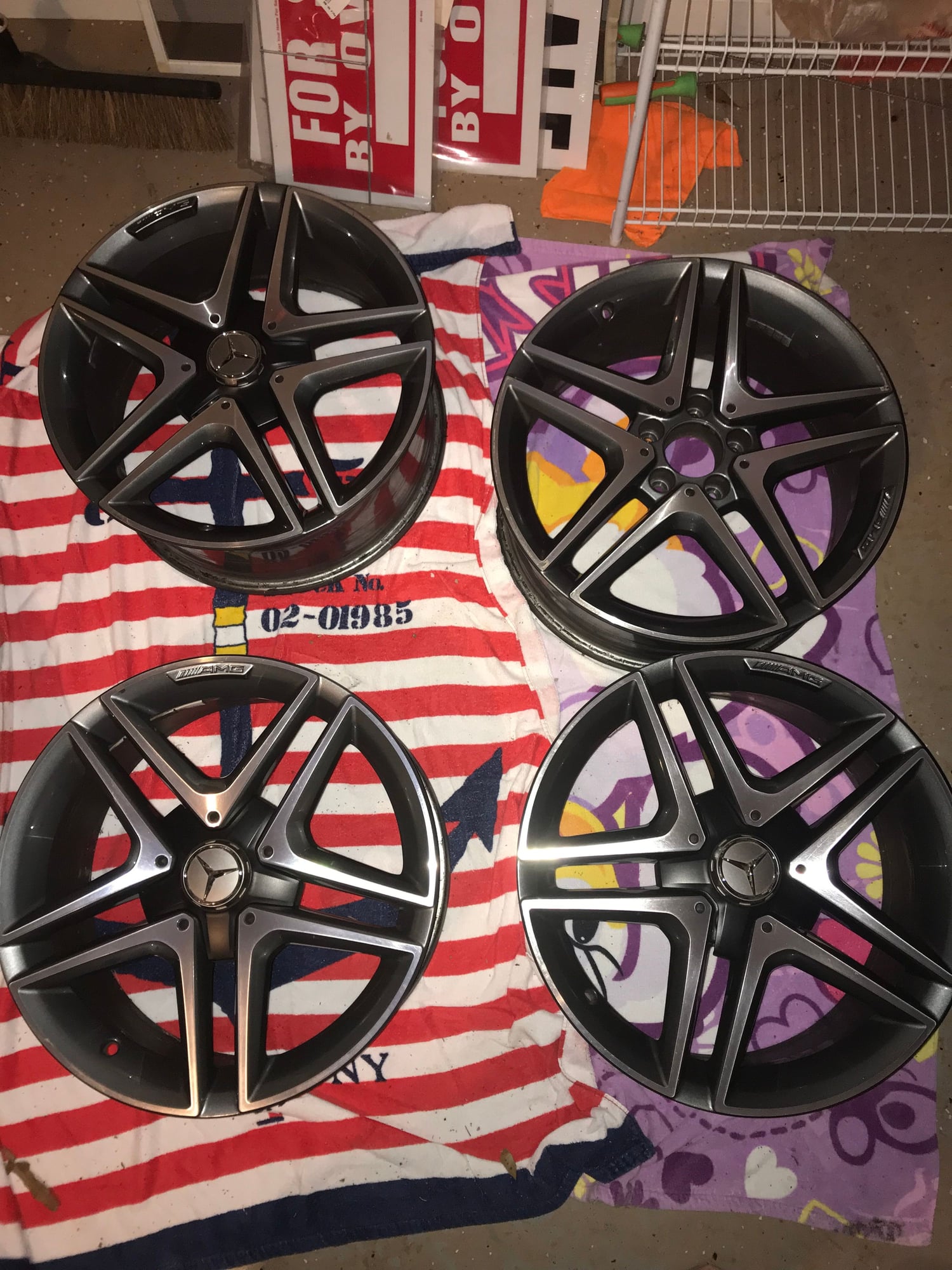 Wheels and Tires/Axles - 18" AMG rims for sale. Very good condition - Used - All Years Mercedes-Benz All Models - Atlanta, GA 30305, United States
