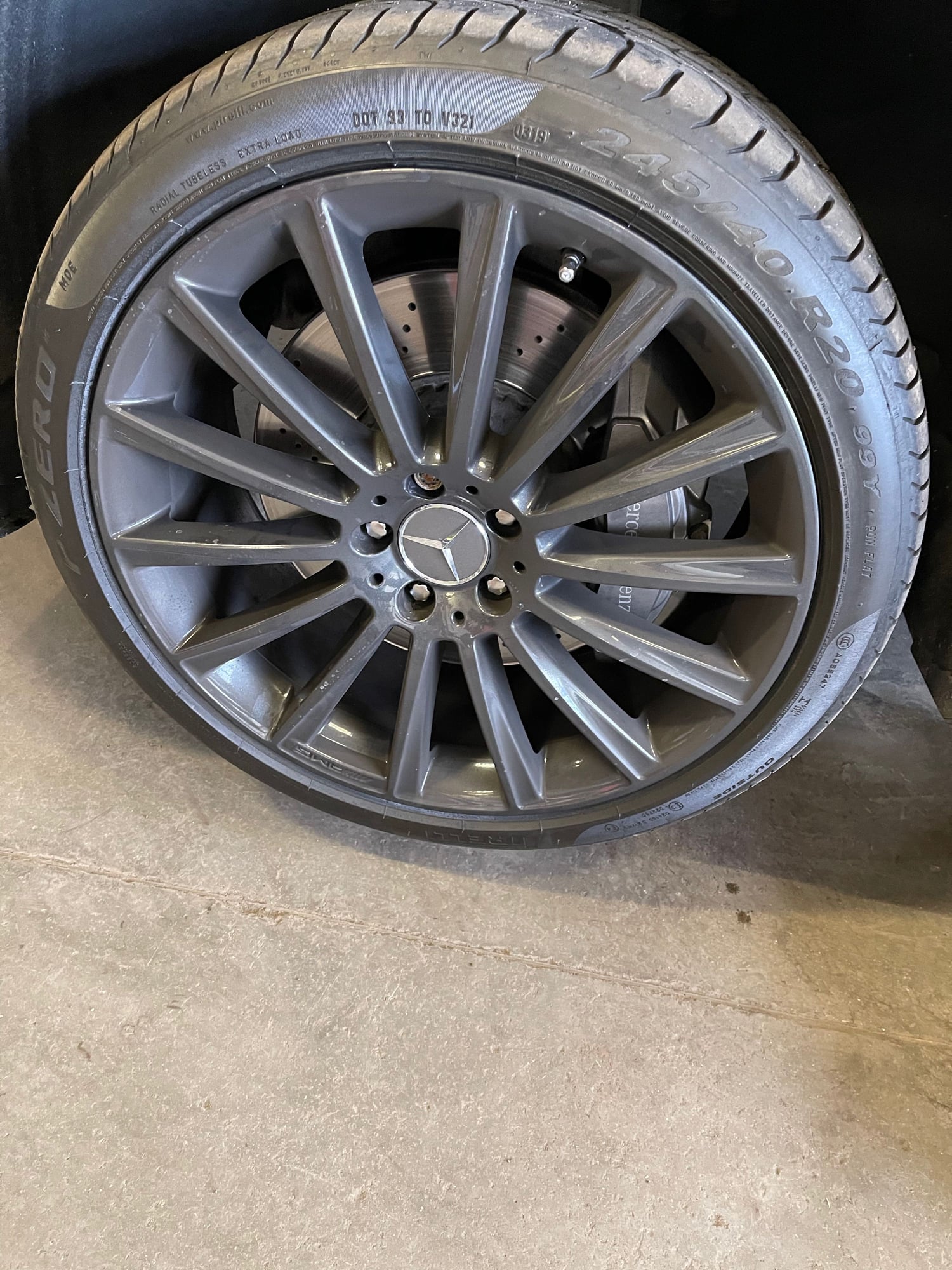 Wheels and Tires/Axles - AMG original 20 inch wheels / tires : 245/40 front 275/35 rear Pirelli MINT - Used - 0  All Models - Aurora, CO 80016, United States