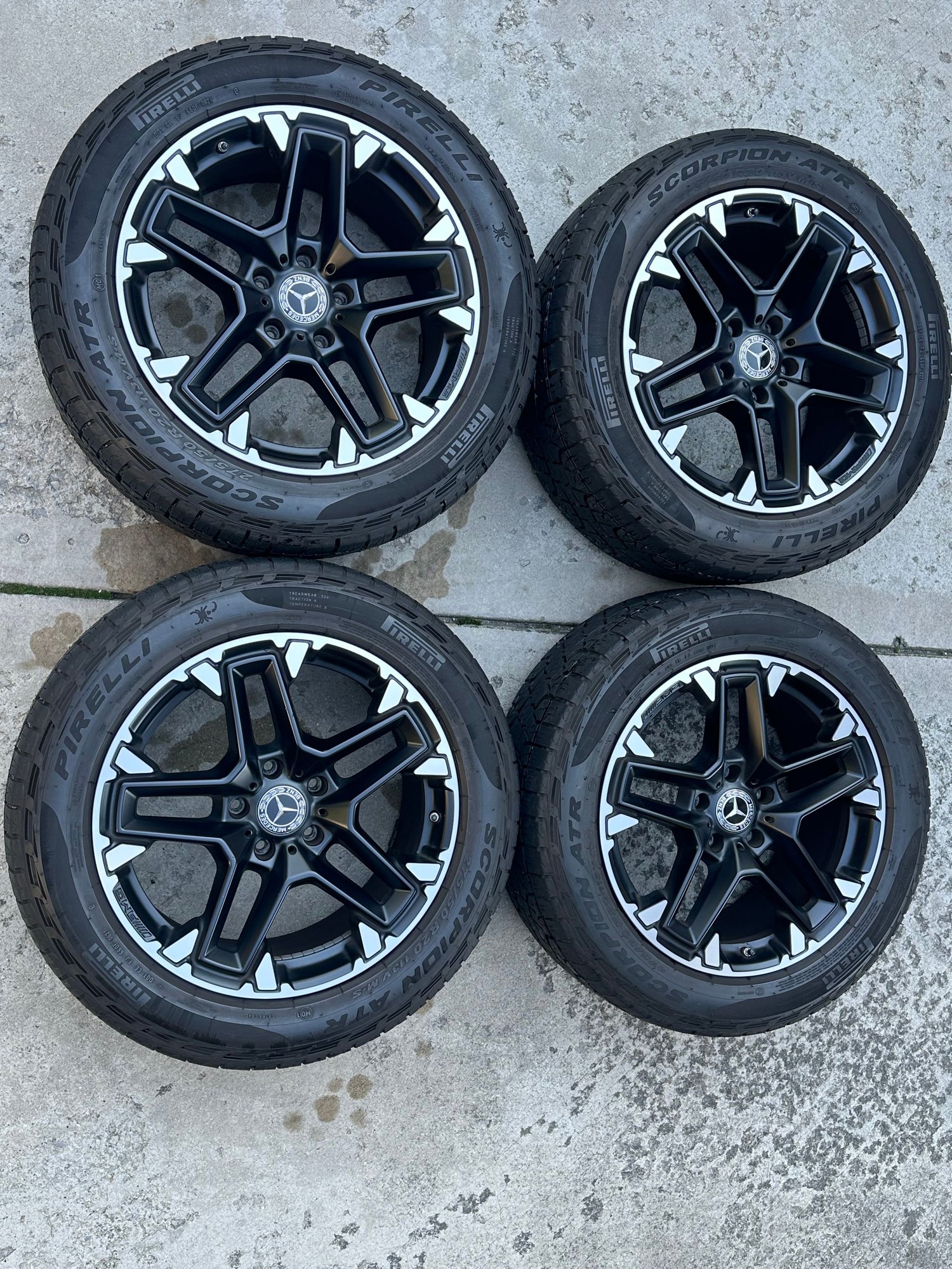 Wheels and Tires/Axles - 20” OEM Trail Package Wheels & Tires - Used - All Years Mercedes-Benz G-Class - Oak Brook, IL 60523, United States