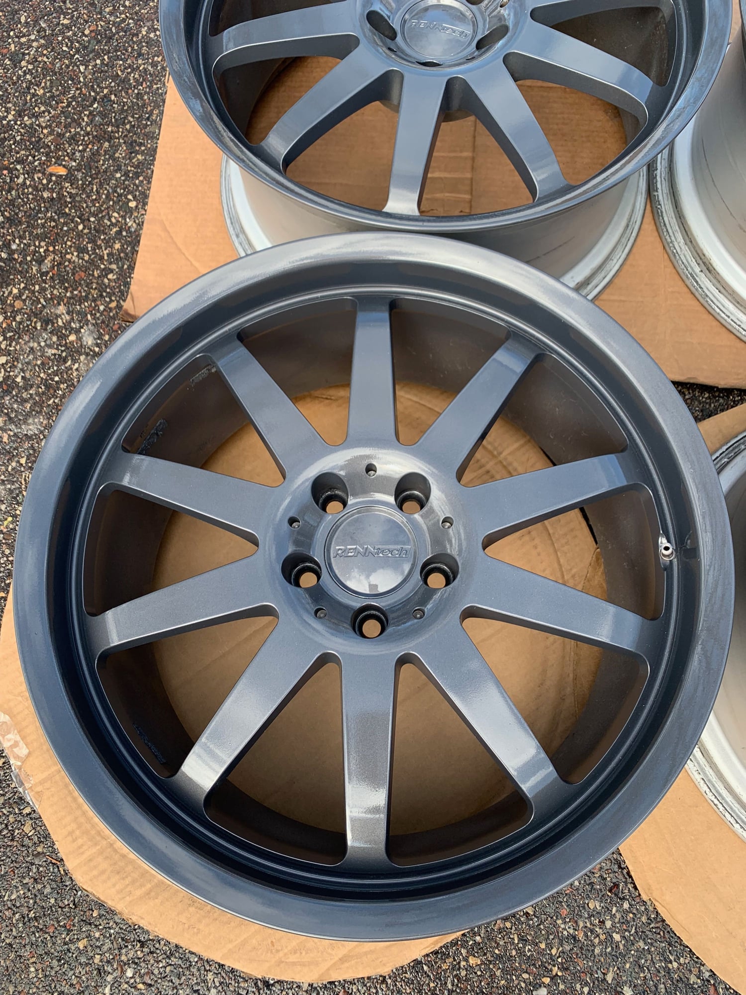Wheels and Tires/Axles - Rare 19" Renntech Monolite Forged Wheels (1 Piece) - 19x9 +39 - Tesla Gray - Used - 2011 to 2017 Mercedes-Benz ML63 AMG - Minneapolis, MN 55447, United States