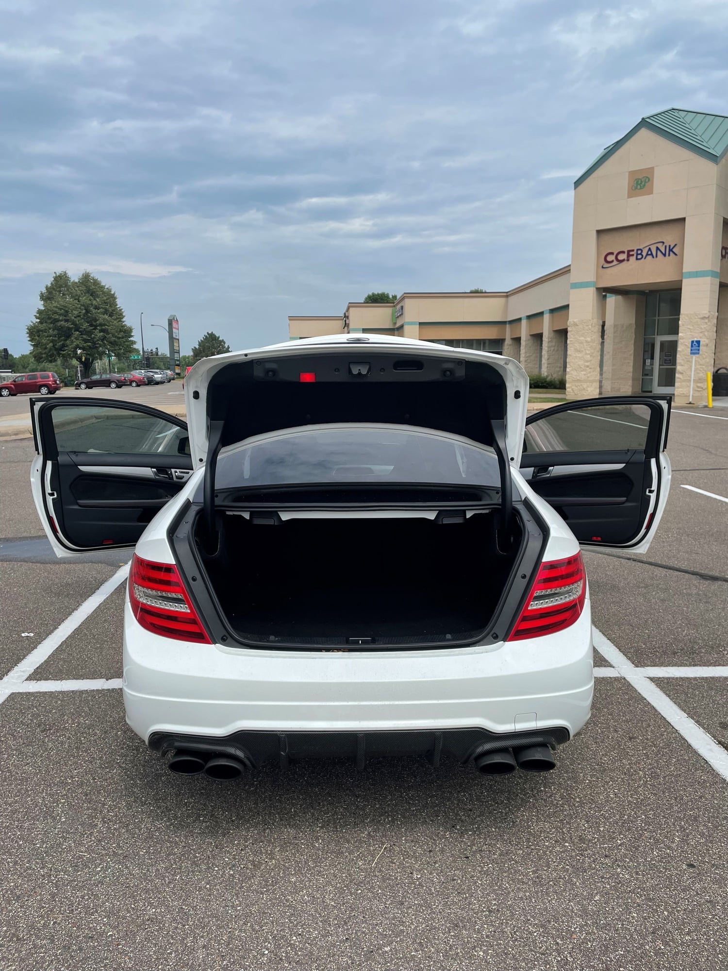2013 Mercedes-Benz C250 - 2013 C250 - 82K miles, Armytrix Valvetronic Quad Exhaust, 2 sets of AMG rims, + more - Used - VIN WDDGJ4HB1DF963488 - 82,000 Miles - 4 cyl - 2WD - Automatic - Coupe - White - Oakdale, MN 55128, United States