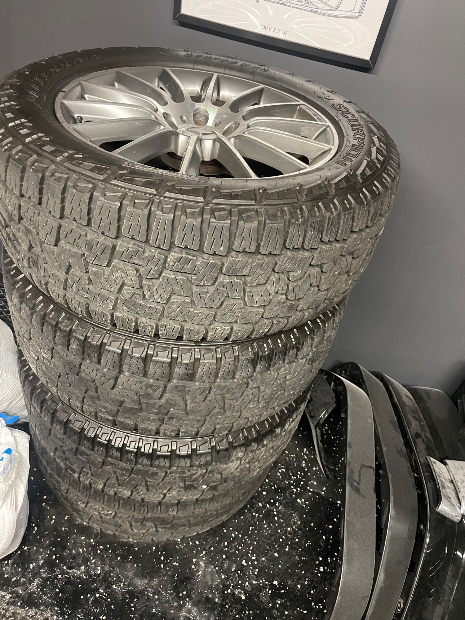 Wheels and Tires/Axles - W463a G550 AMG 20" Wheels and Off Road Tires - Used - 2001 to 2021 Mercedes-Benz G550 - Houston, TX 77077, United States