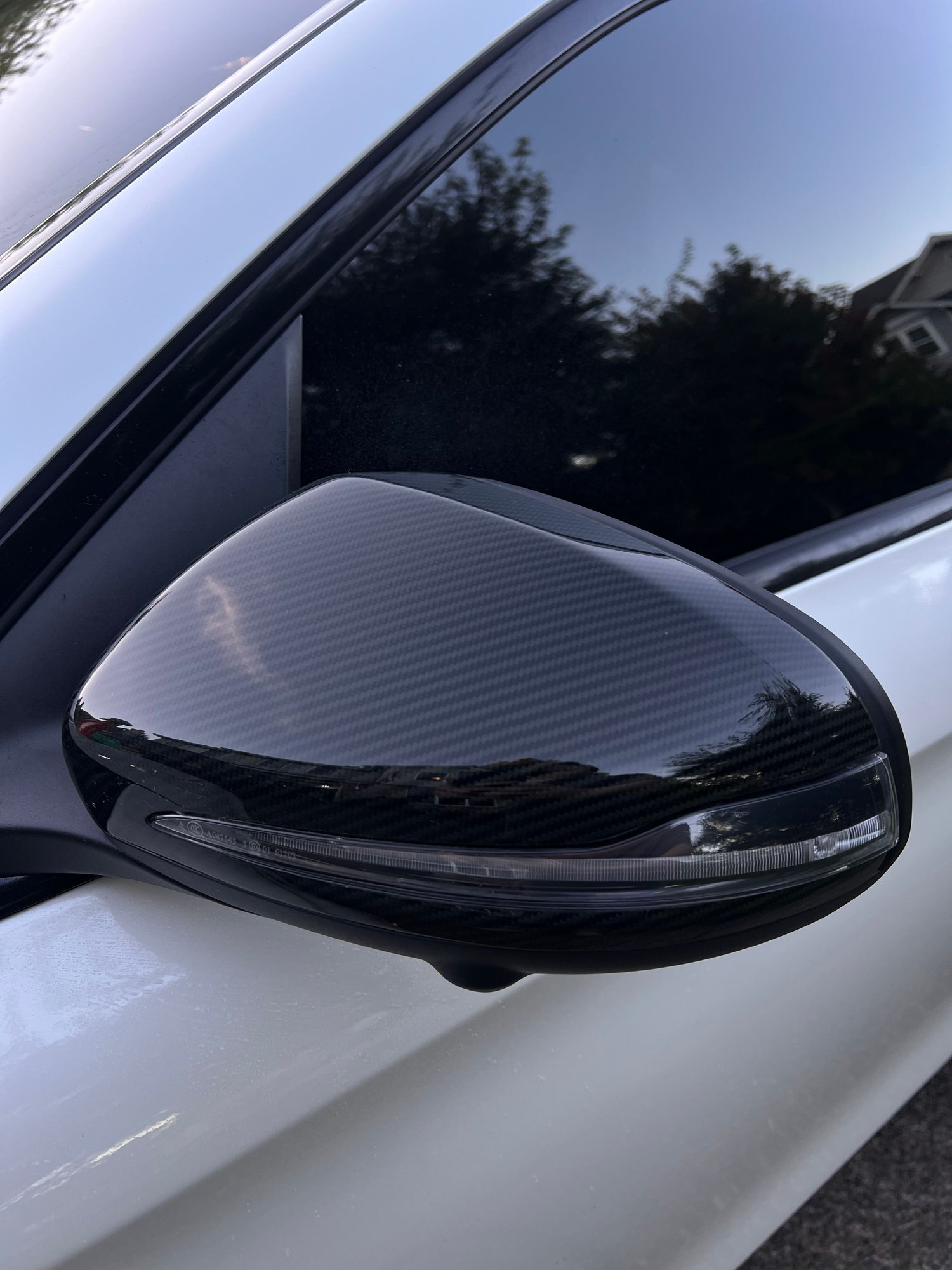 Exterior Body Parts - W205 / X253 OEM Carbon Mirror Caps - Used - West Linn, OR 97068, United States