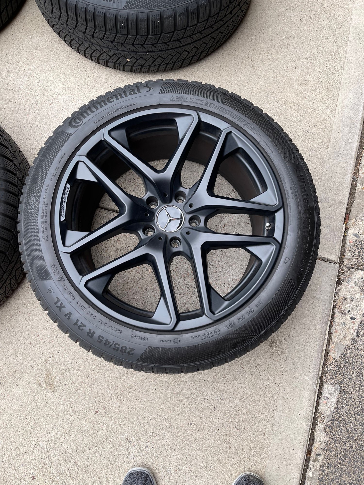 Wheels and Tires/Axles - OEM 21” G63 (will fit G550) winter tires and wheels.  Continental... - Used - 2019 to 2024 Mercedes-Benz G63 AMG - Fort Collins, CO 80528, United States