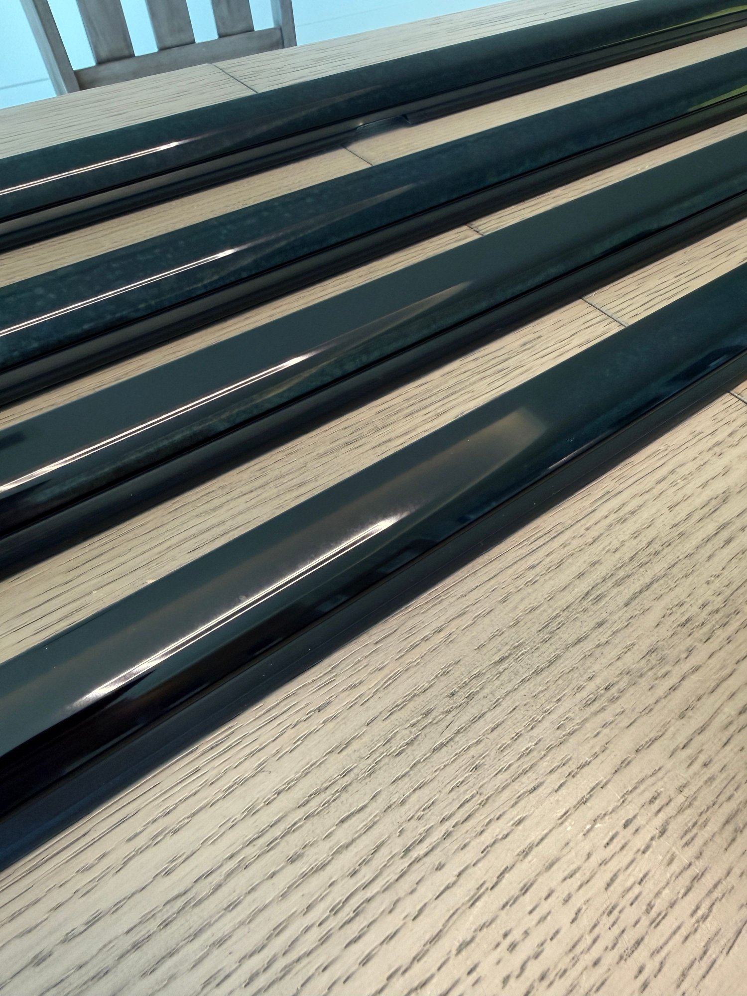 Exterior Body Parts - Full Set of Used OEM W213 E Class Sedan Gloss Black Window Trim - Used - 0  All Models - Port St Lucie, FL 34987, United States