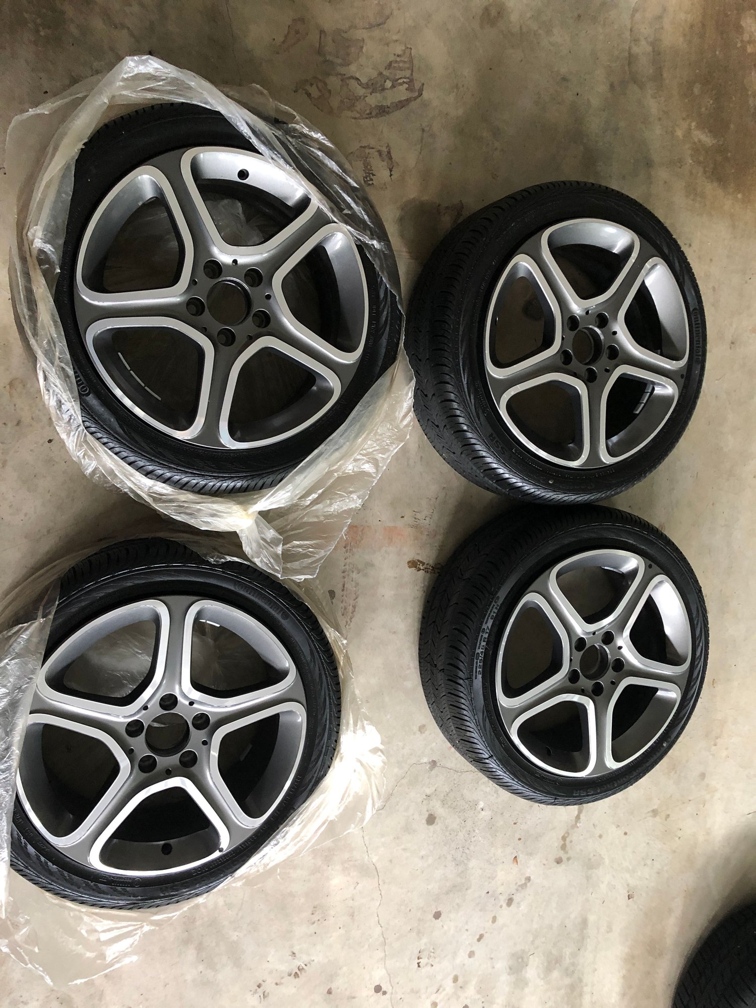 Wheels and Tires/Axles - Like new Mercedes CLA 17" RIMS AND TIRES - New - 2014 to 2018 Mercedes-Benz CLA250 - Houston, TX 77407, United States