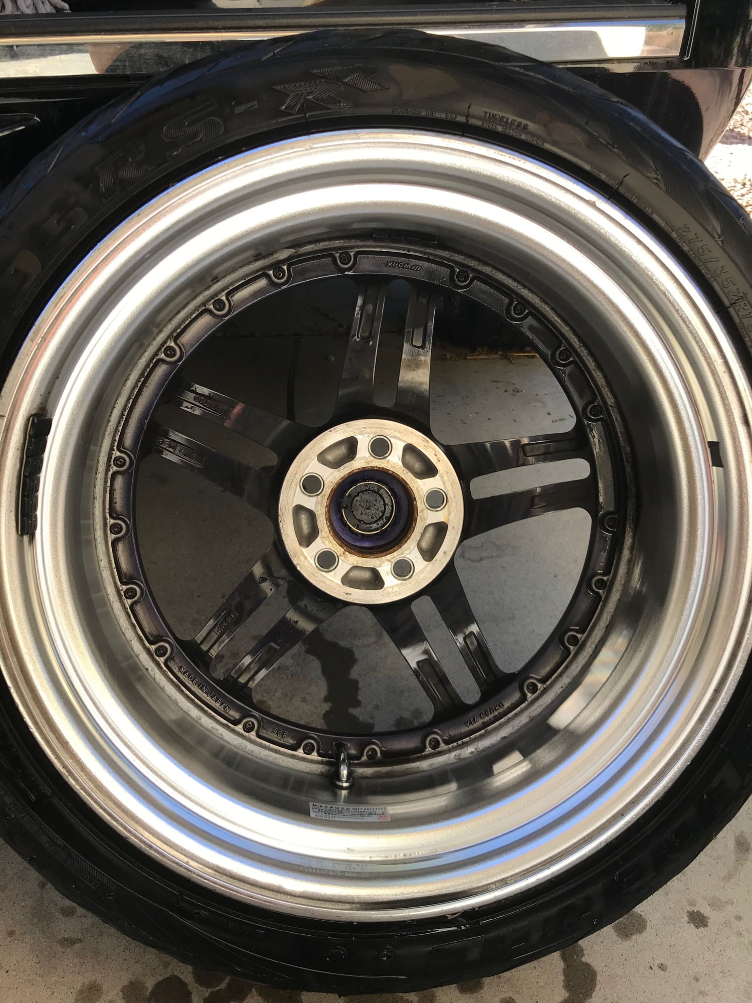 Wheels and Tires/Axles - Rare Work Gnosis GS-2 5x112 19x9 +25 O disc 19x10 +20 O disc w/ Tires - Used - San Diego, CA 91913, United States