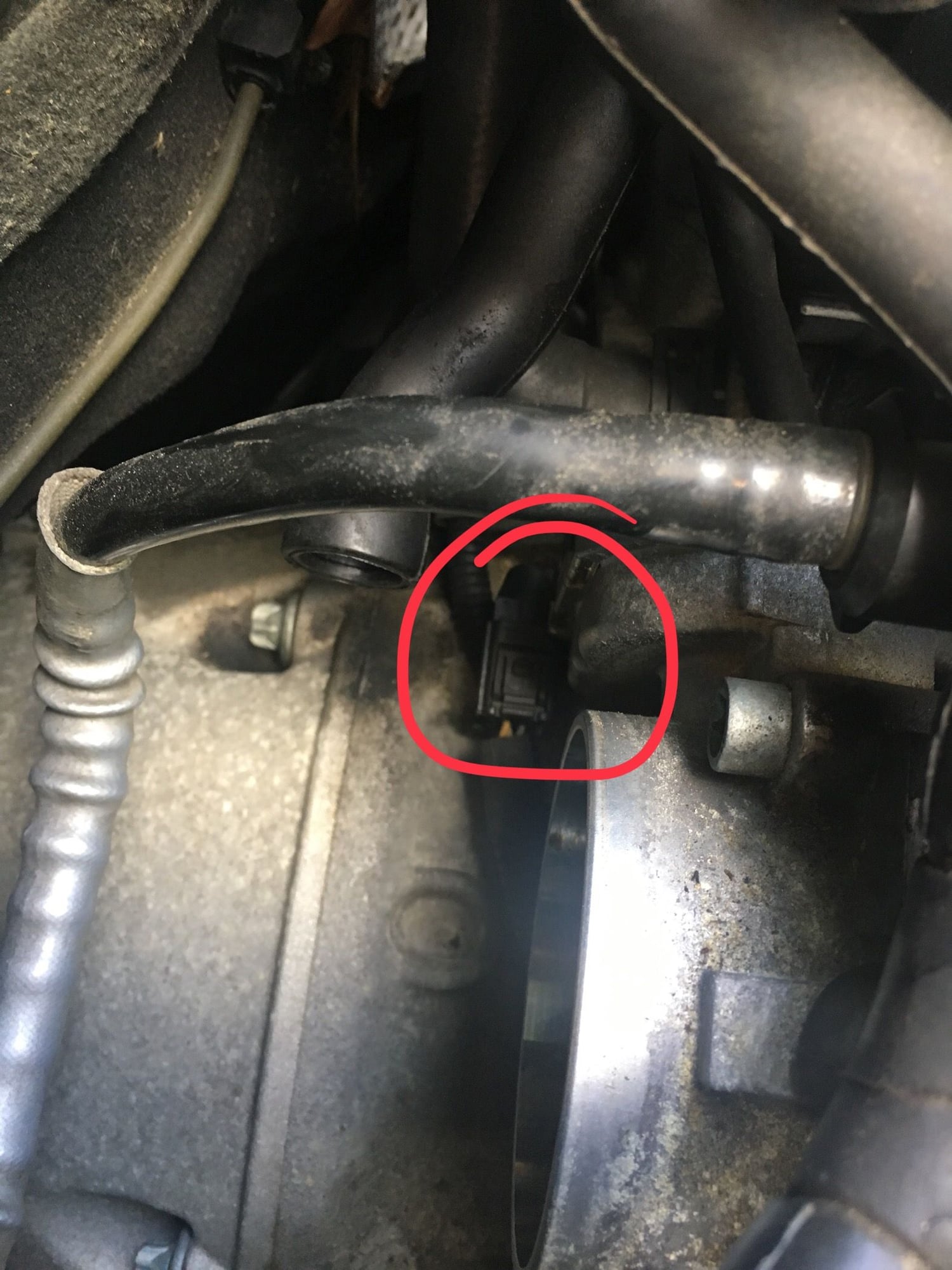 How to disconnect the camshaft position sensor? - MBWorld.org Forums
