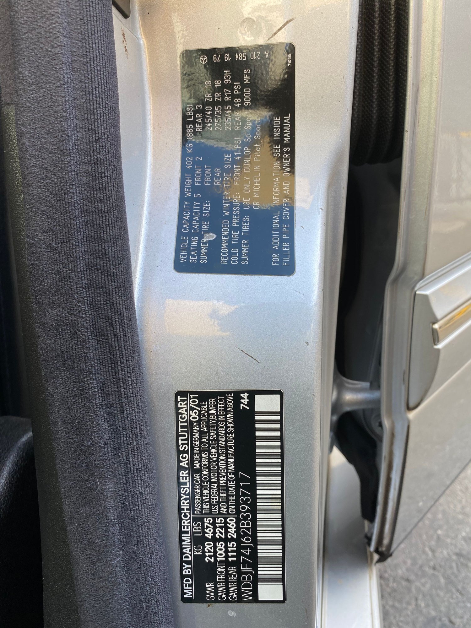2002 Mercedes-Benz E55 AMG - 2002 E55 AMG Silver/Black (Clean title, no accidents) - Used - VIN WDBJF74J62B393717 - 144,000 Miles - 8 cyl - 2WD - Automatic - Sedan - Silver - Los Angeles, CA 90015, United States
