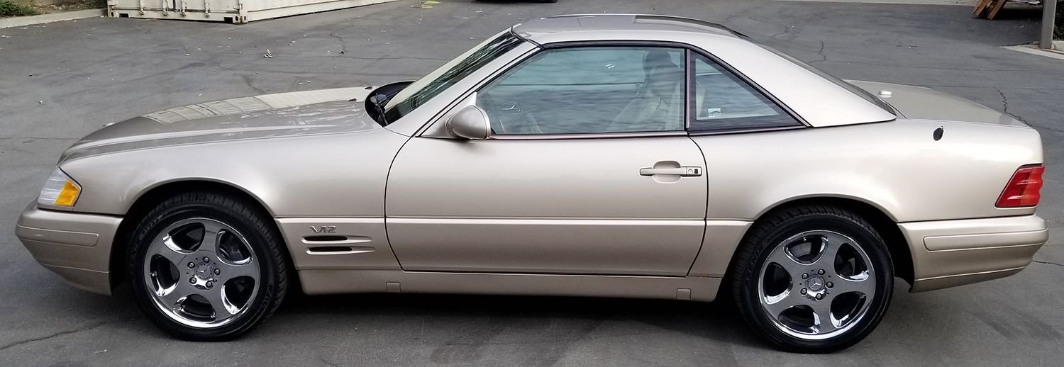 2000 Mercedes-Benz SL600 - 2000 Mercedes Benz SL600 V12 Convertible - Used - VIN WDBFA76F5YF192115 - 94,200 Miles - 12 cyl - 2WD - Automatic - Convertible - Gold - San Dimas, CA 91773, United States