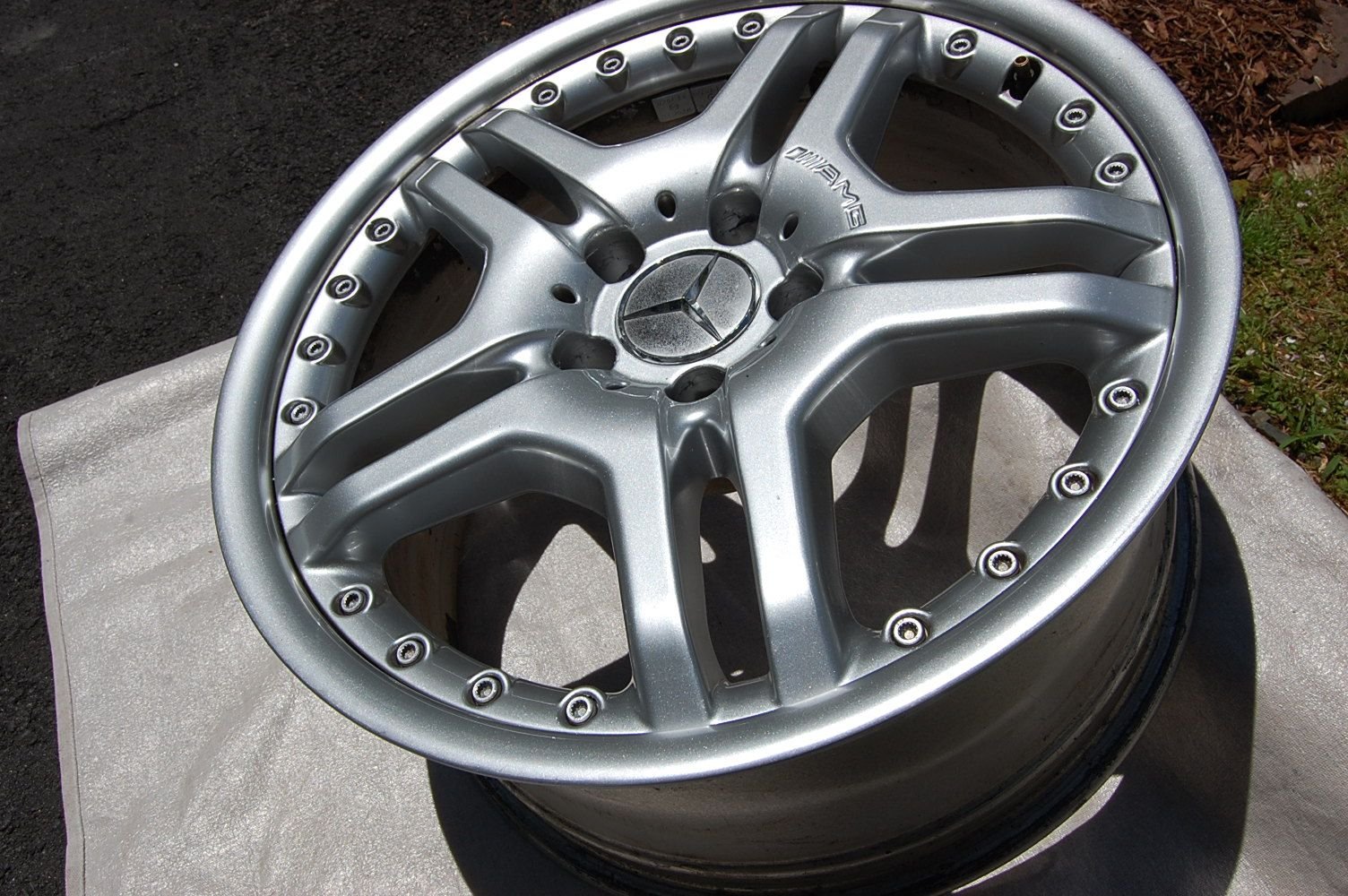 Wheels and Tires/Axles - OEM AMG CLK55 W208 2-piece 18" rims - Used - 2001 to 2002 Mercedes-Benz CLK55 AMG - Morristown, NJ 07960, United States