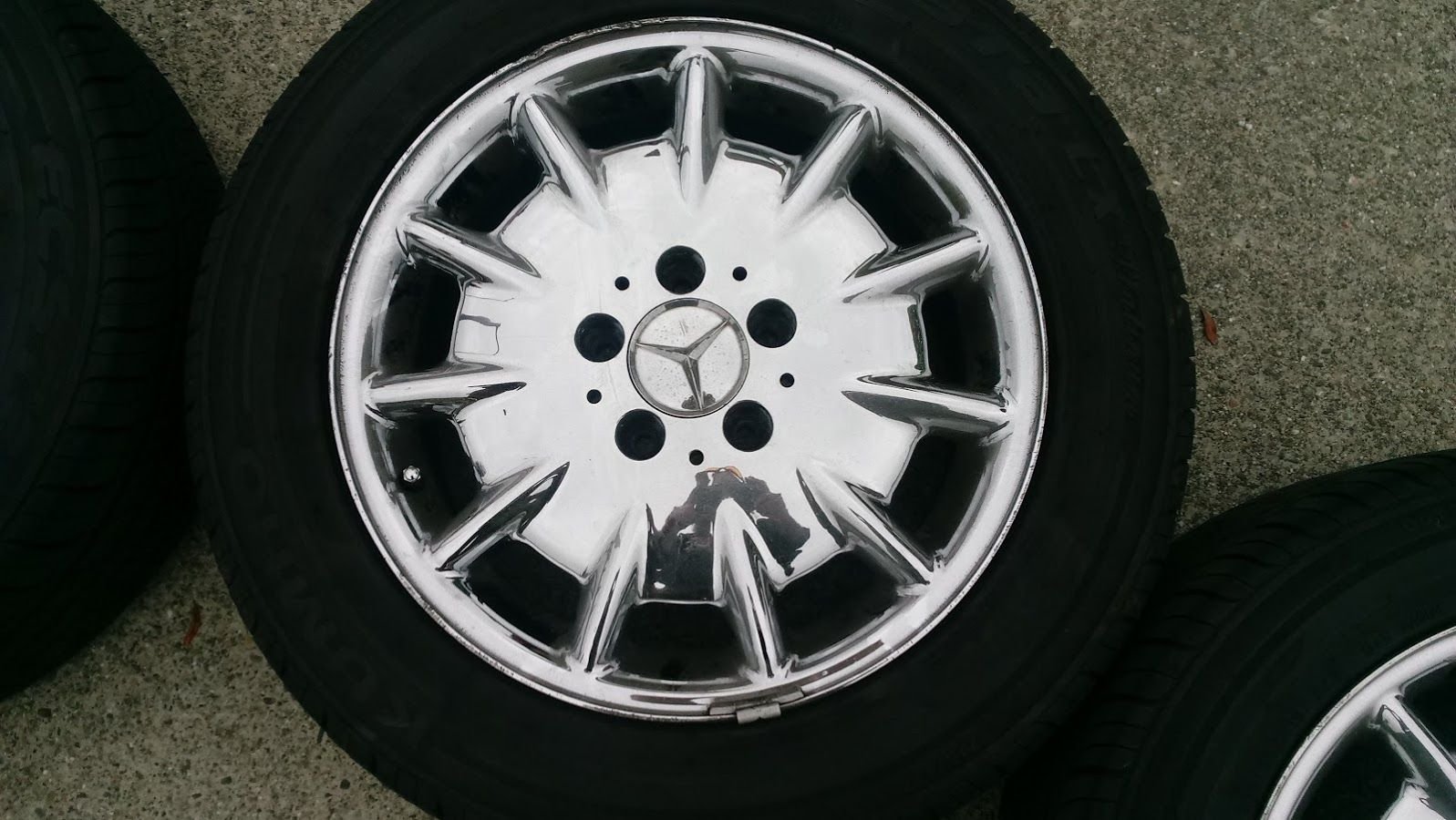 16" Mercedes E320 Chrome Wheels with Good Kumho Ecsta Tires Forums