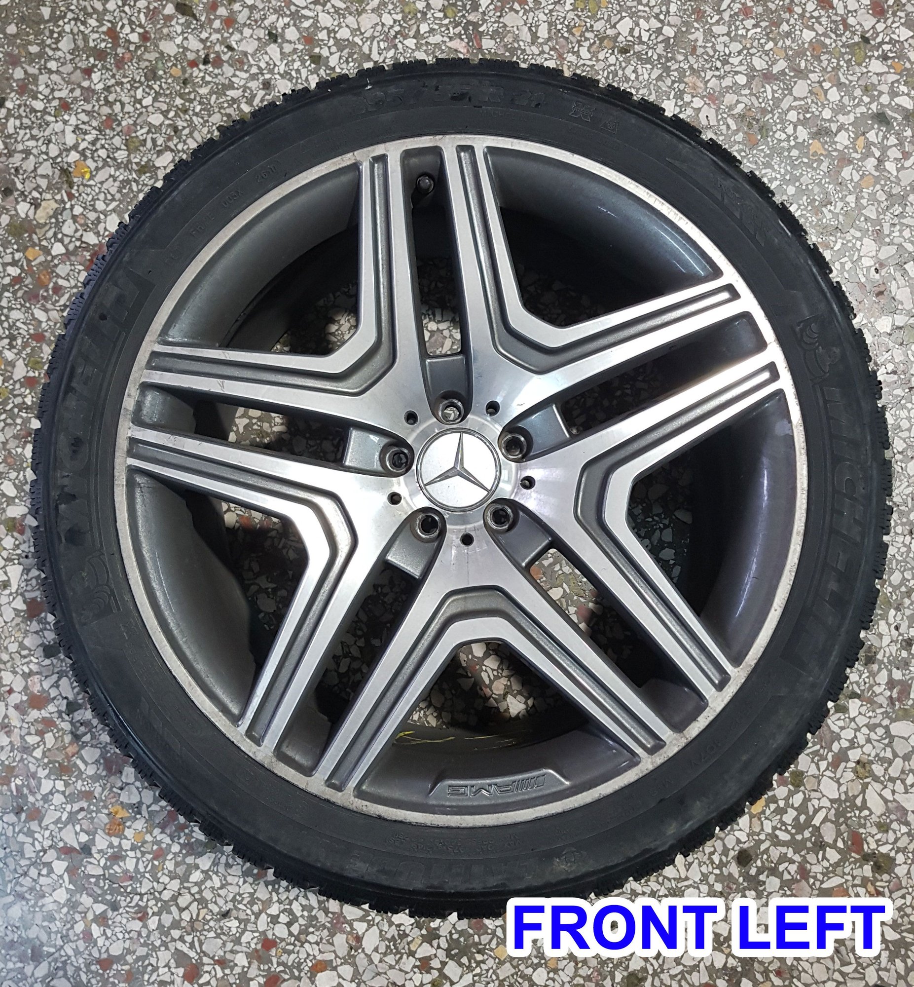 Wheels and Tires/Axles - Set of 4x Genuine AMG 21 Inch A1644015502 Need Repair - Used - 2006 to 2011 Mercedes-Benz ML63 AMG - Athens, Greece