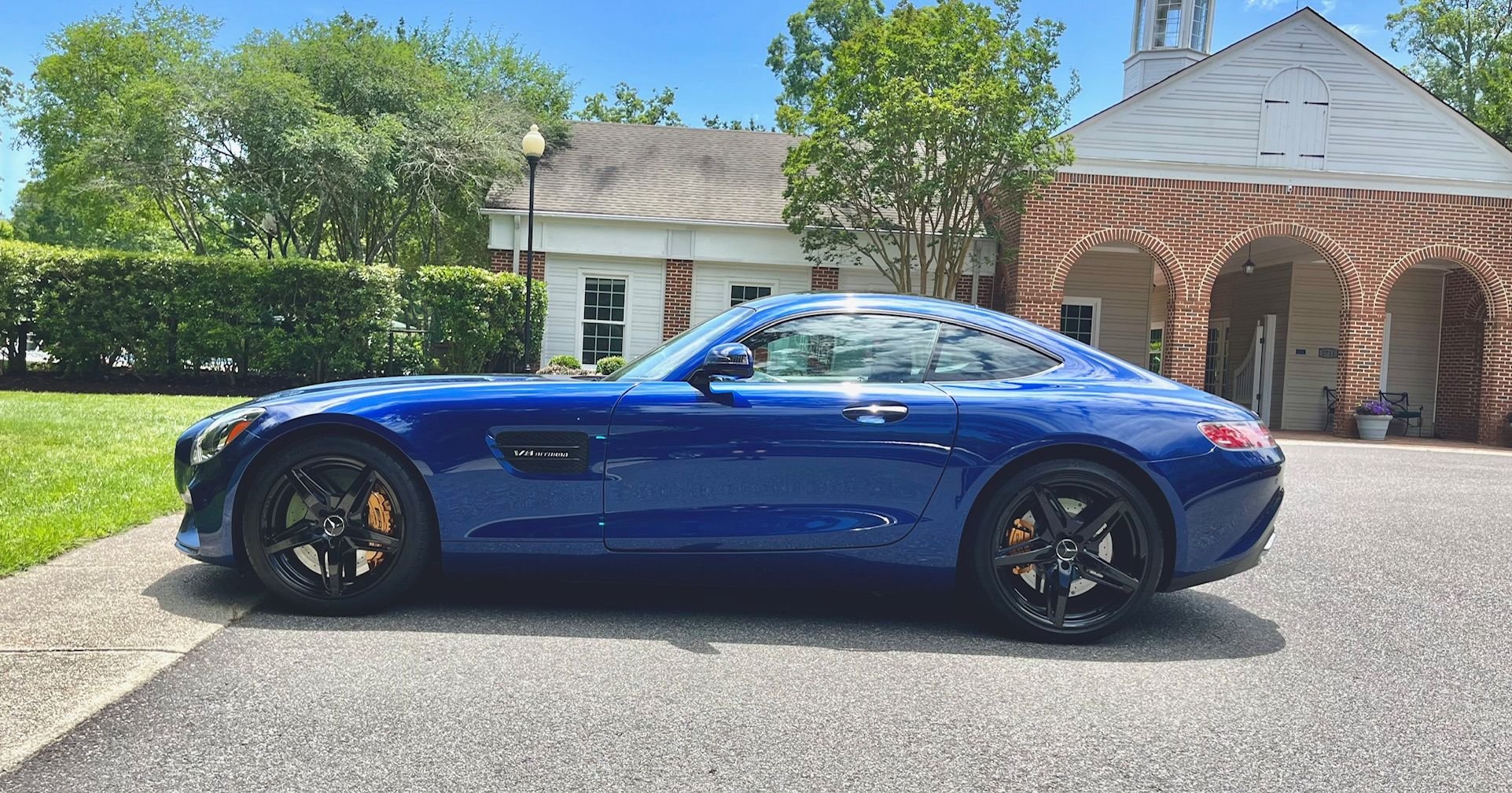 2016 Mercedes-Benz AMG GT S - 2016 AMG GTS Brilliant Blue, Carbon Ceramic Brake, Burmester, 8370 Miles - Used - Williamsburg, VA 23185, United States