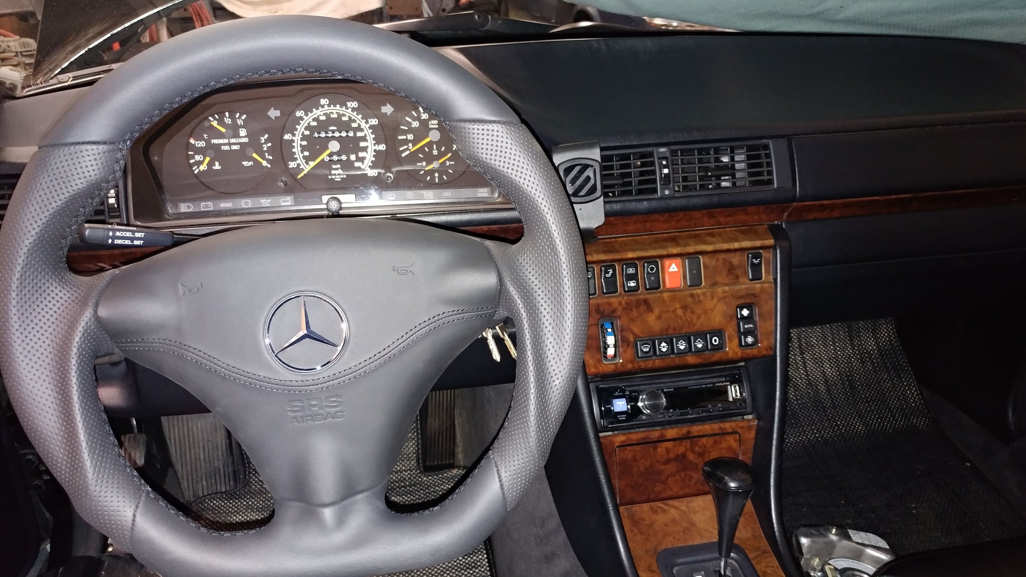 Interior/Upholstery - Mercedes 370mm custom flat bottom steering wheel Fits W140 R171 W124 W210 W202 R170 R - New - 1992 to 1999 Mercedes-Benz E320 - Seattle, WA 98198, United States