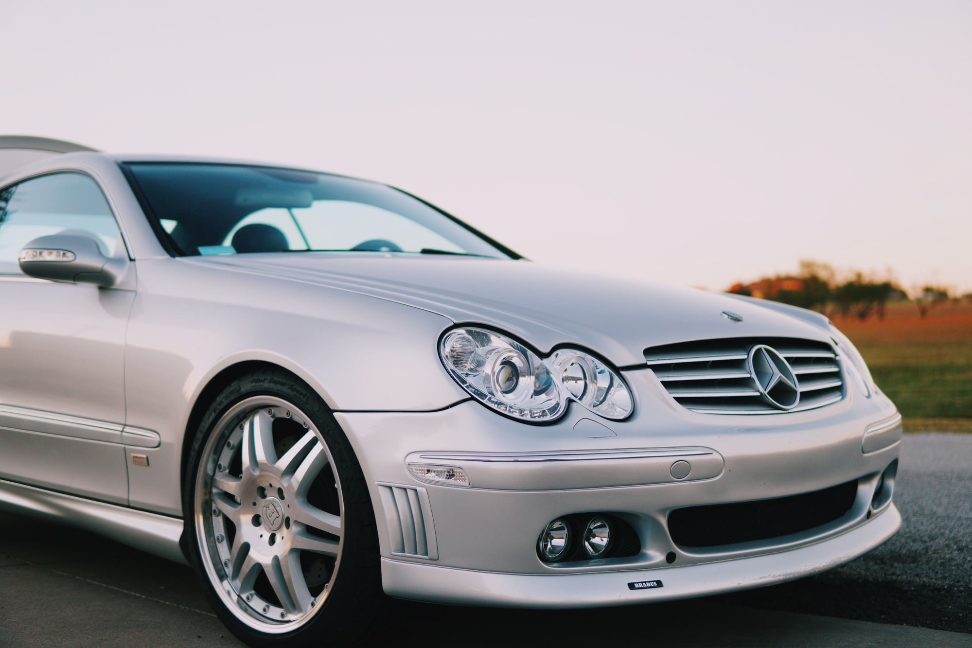 2003 Mercedes-Benz CLK55 AMG - Super RARE-1 of only 2-2003 Mercedes CLK BRABUS 6.1 - Used - VIN WDBTJ76H53F035701 - 64,000 Miles - 8 cyl - 2WD - Coupe - Silver - Fort Worth, TX 76179, United States