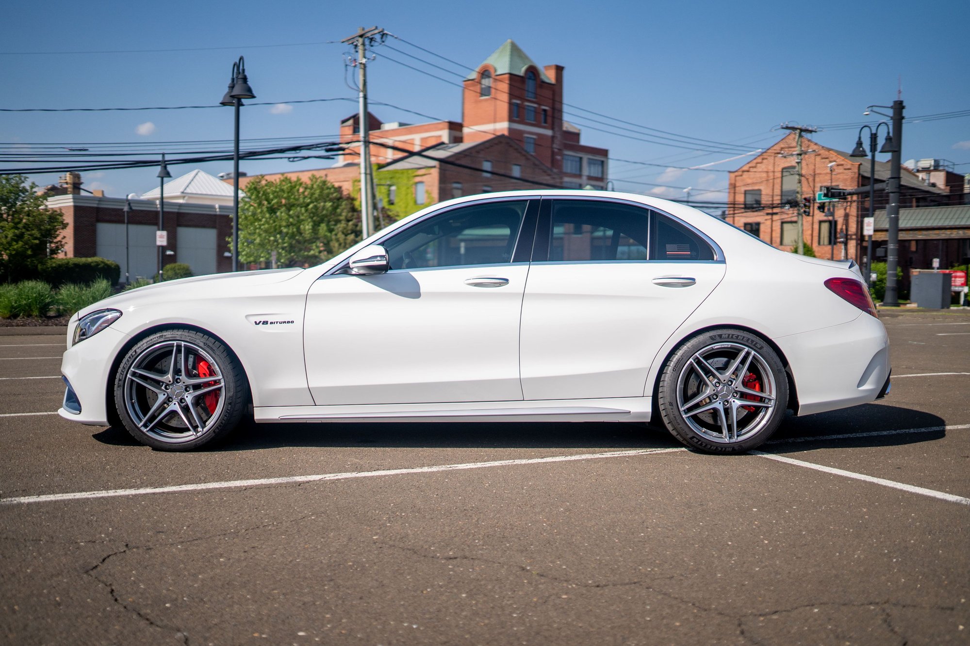 2016 Mercedes-Benz C63 AMG S - 2016 Mercedes-AMG C63S - Excellent Condition, Low Mileage - Used - VIN 55SWF8HB8GU096788 - 44,950 Miles - 8 cyl - 2WD - Automatic - Sedan - White - Stamford, CT 06902, United States