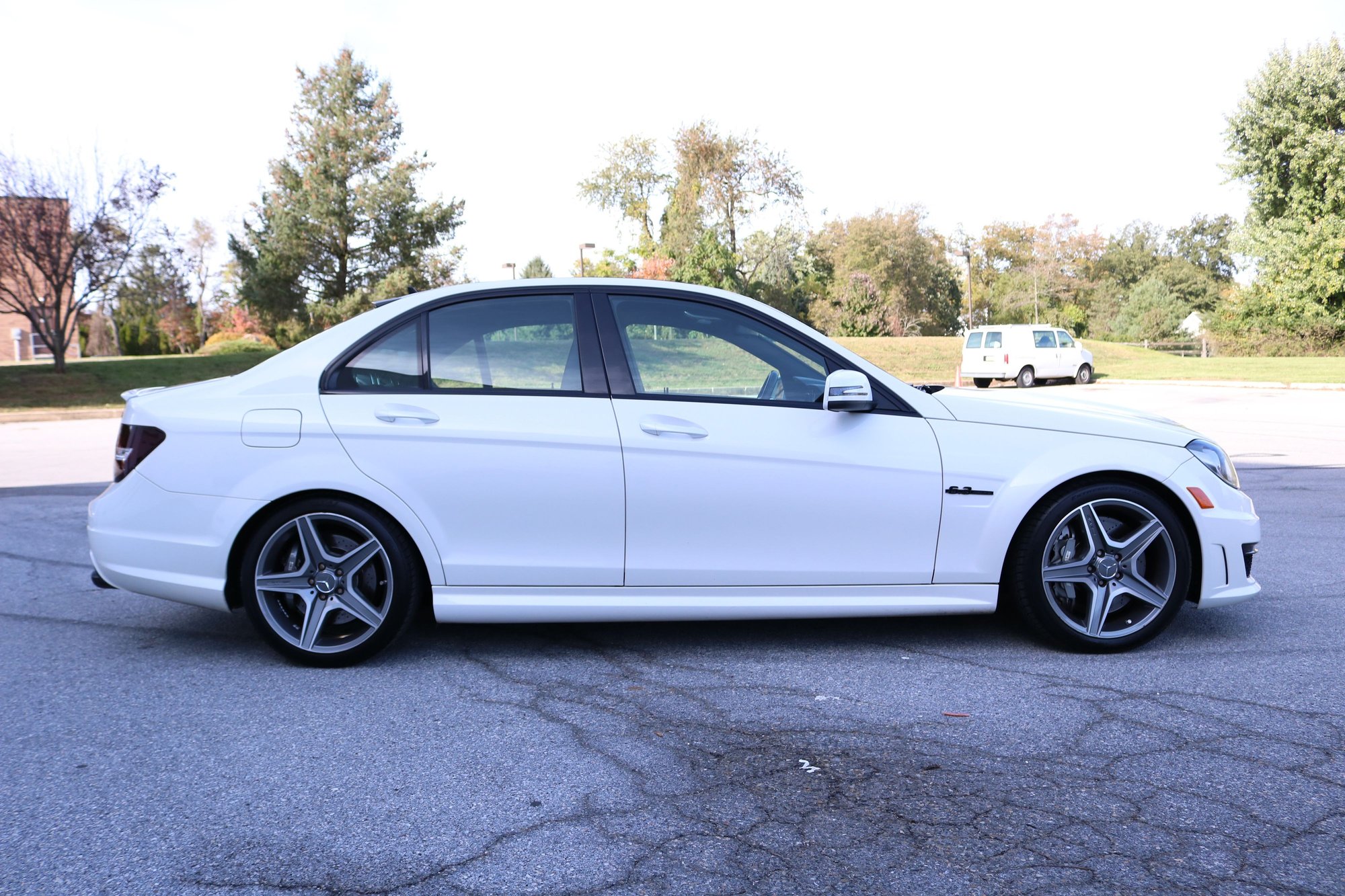 2012 Mercedes-Benz C63 AMG - 2012 MB C63 AMG Sedan for Sale - Pristine Condition, Transferable Warranty - Used - VIN WDDGF7HB1CA664842 - 44,623 Miles - 8 cyl - 2WD - Automatic - Sedan - White - West Chester, PA, PA 19380, United States