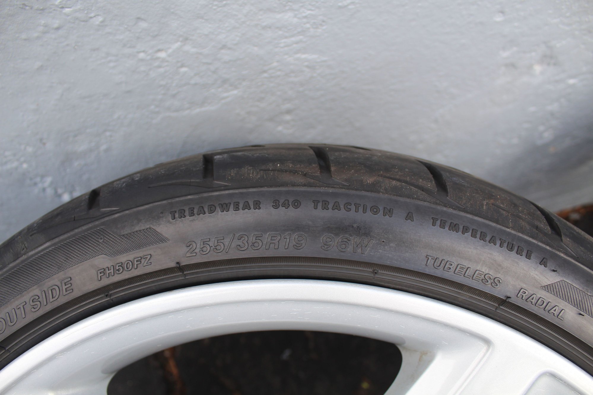 Wheels and Tires/Axles - 19 Inch Genuine OEM 5-Spoke AMG Wheel & Tire Set - Used - 0  All Models - West Hartford, CT 06110, United States