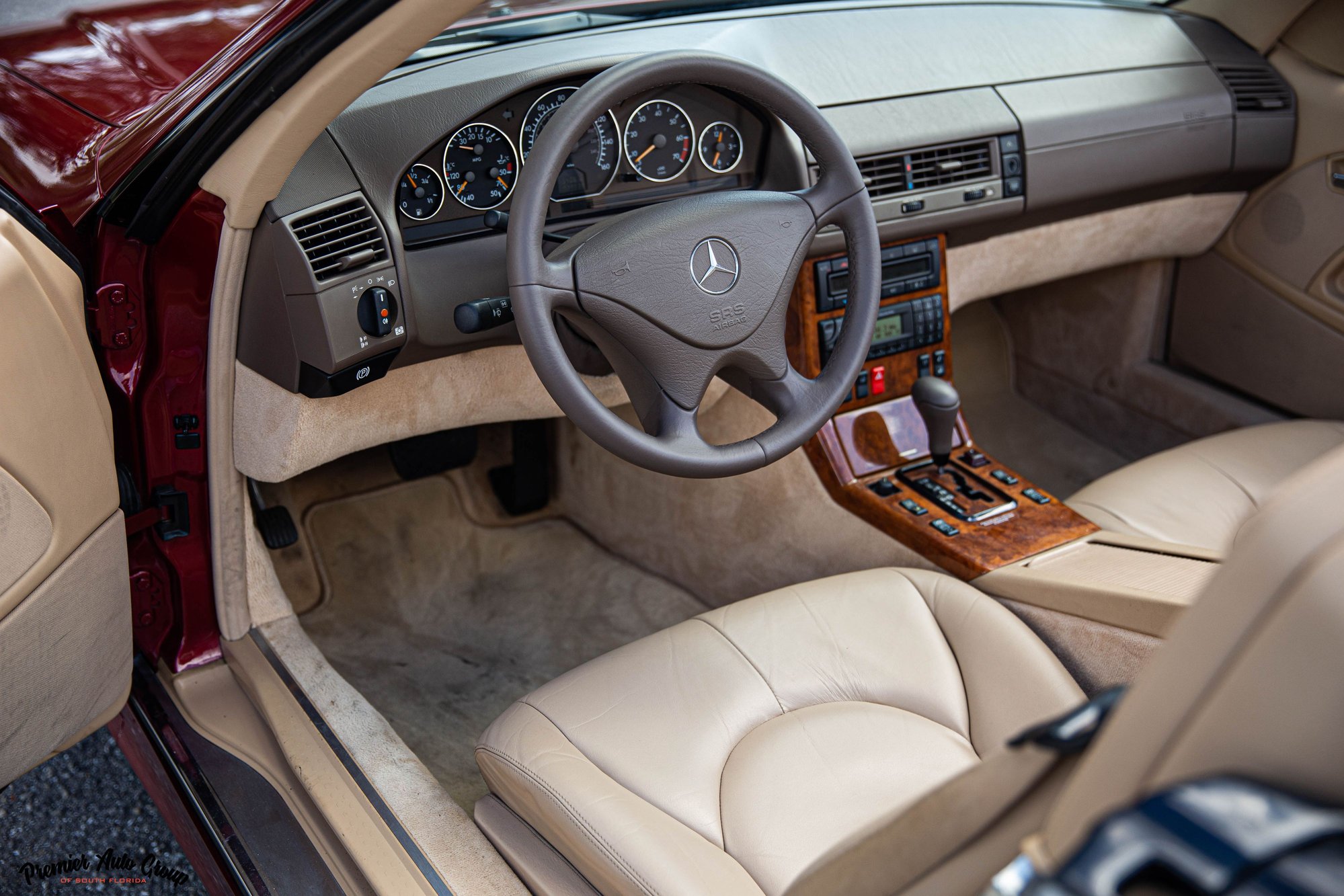 2001 Mercedes-Benz SL500 - 2001 MERCEDES BENZ SL500 SPORT - Used - VIN WDBFA68F41F196024 - 29,650 Miles - 8 cyl - 2WD - Automatic - Convertible - Red - West Palm Beach, FL 33414, United States