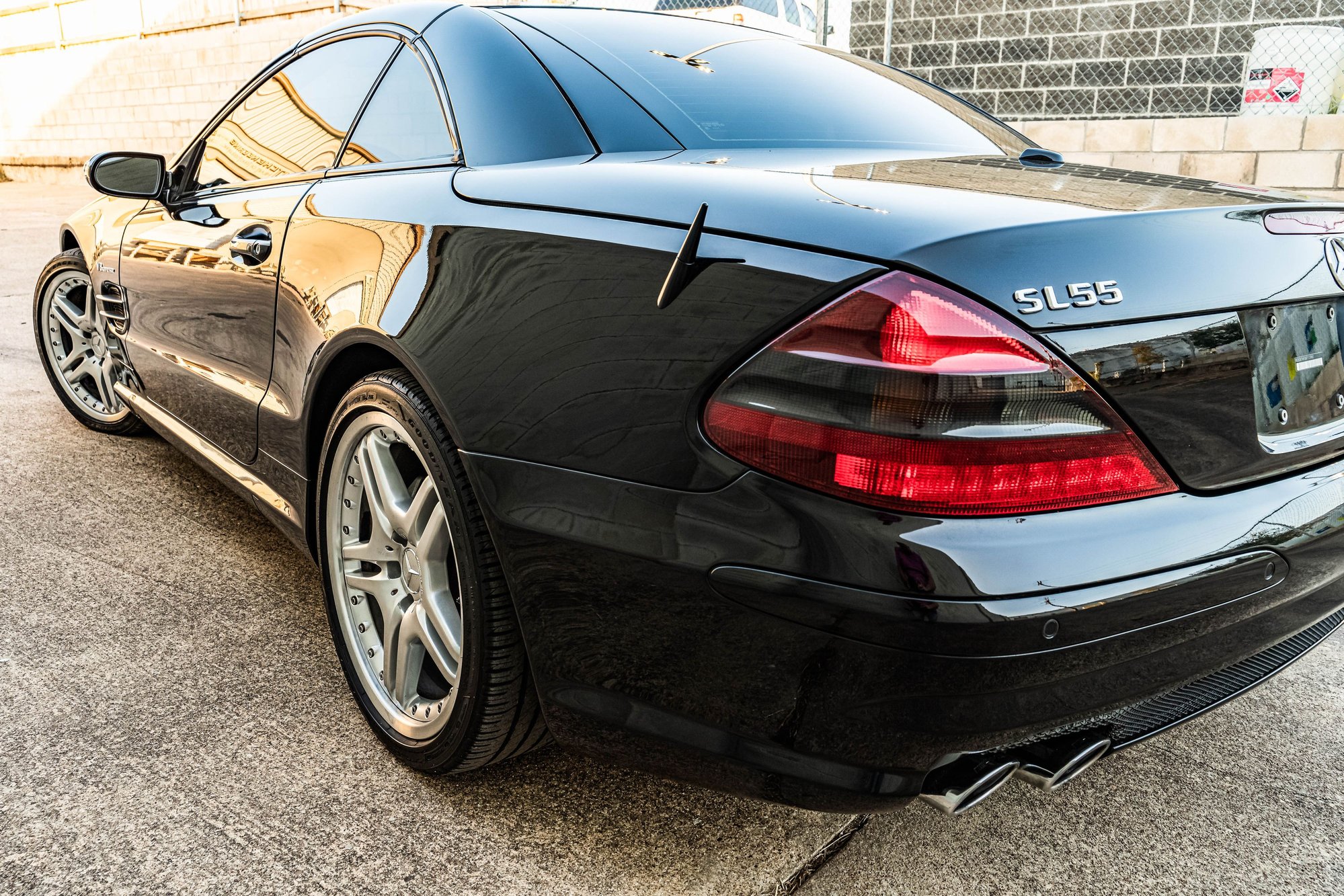 2006 Mercedes-Benz SL55 AMG - R230 SL55 ~ One of Forty Five P030 Cars ~ 54,600 Miles - Used - VIN WDBSK74F06F113980 - 54,600 Miles - 8 cyl - 2WD - Automatic - Convertible - Black - Waco, TX 76710, United States