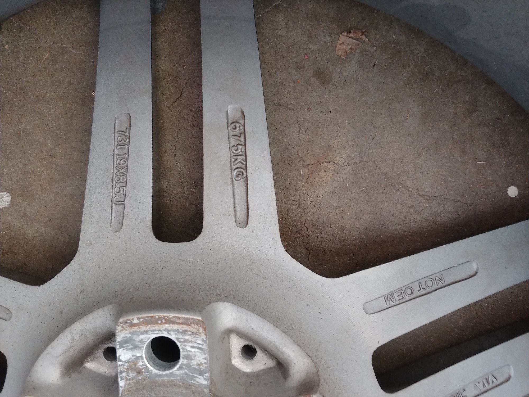 Wheels and Tires/Axles - 19" Split 5 Spoke replicas - Used - 2003 to 2006 Mercedes-Benz E55 AMG - Oklahoma City, OK 73149, United States