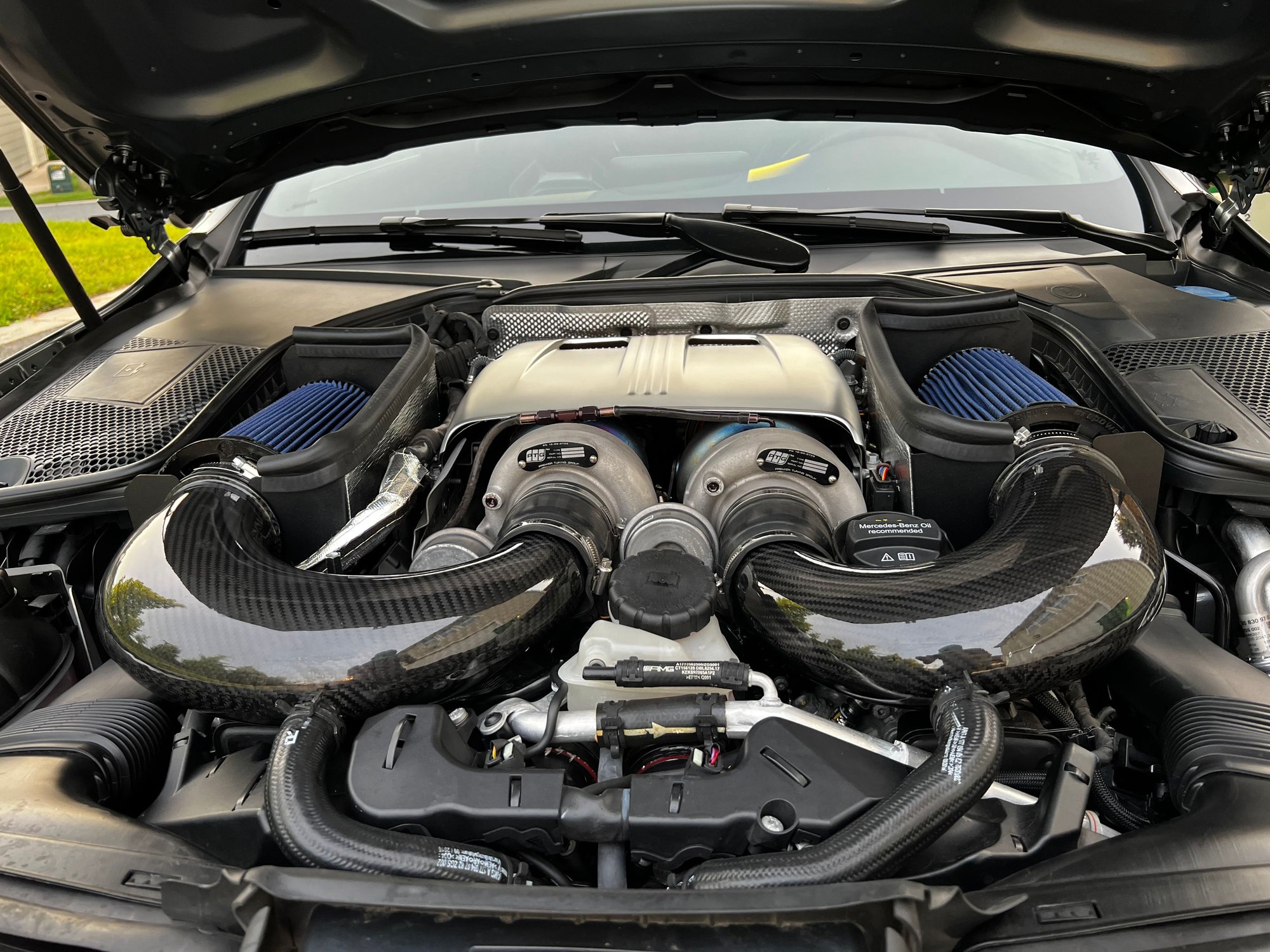 Modalworks C63 Carbon Fiber Intakes, Heat Shield & Plaque