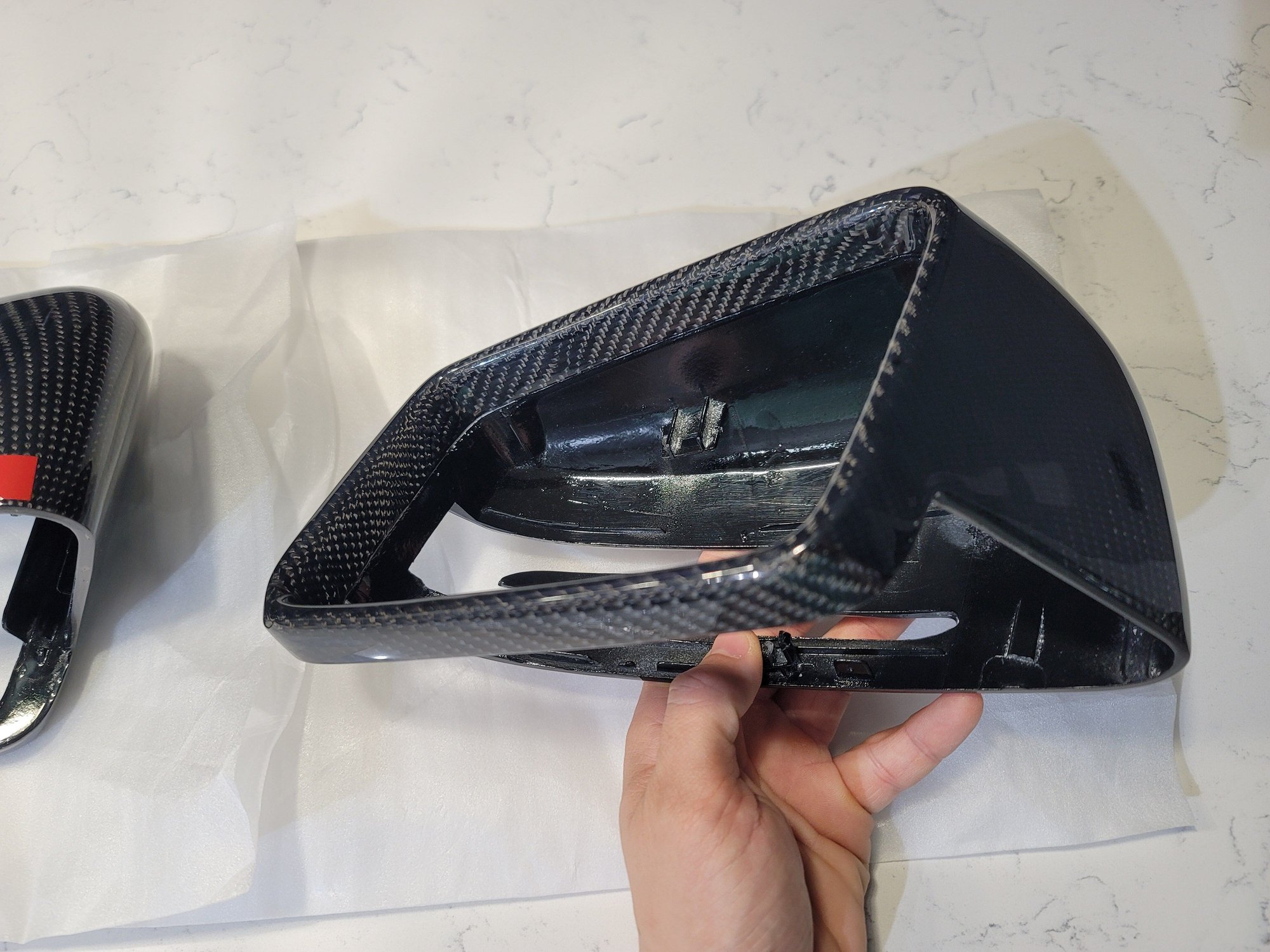 Exterior Body Parts - --carnon fiber mirror covers w218 w204 etc-- - New - 0  All Models - Clearwater, FL 33759, United States