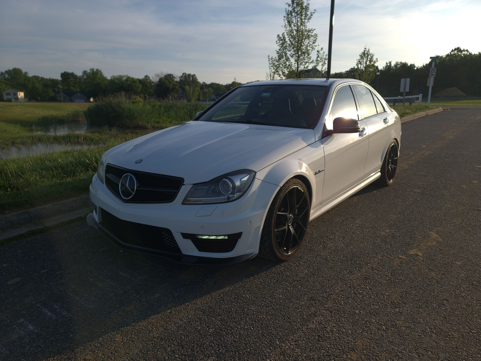 2014 Mercedes-Benz C63 AMG - 2014 C63 amg for sale lsd long tube headers hp tuners distronic etc - Used - VIN WDDGF7HBEA960685 - 114,600 Miles - 8 cyl - 2WD - Automatic - Sedan - White - Centreville, MD 21617, United States