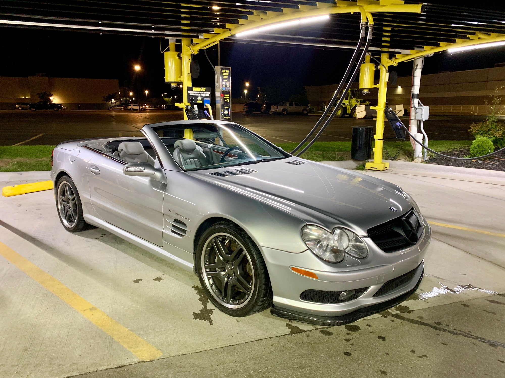 2004 Mercedes-Benz SL55 AMG - 2004 Mercedes-Benz SL55 AMG nicely modded - Used - VIN WDBSK74FX4F066129 - 113,100 Miles - 8 cyl - 2WD - Automatic - Convertible - Silver - New Baltimore, MI 48047, United States